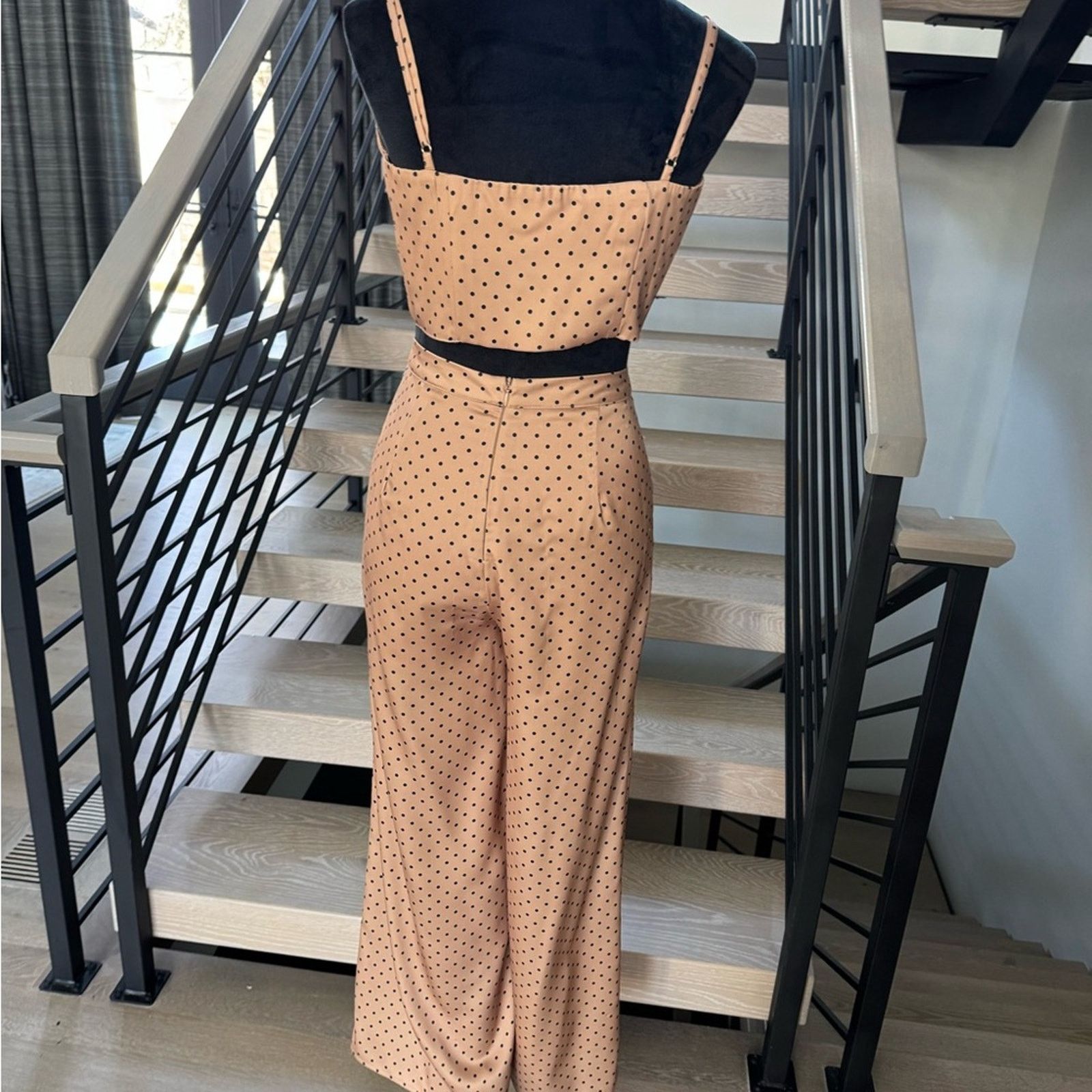 Other Stylish Tan Polka Dot Two-Piece Set Size 25" / US 0 / IT 36 - 16 Thumbnail