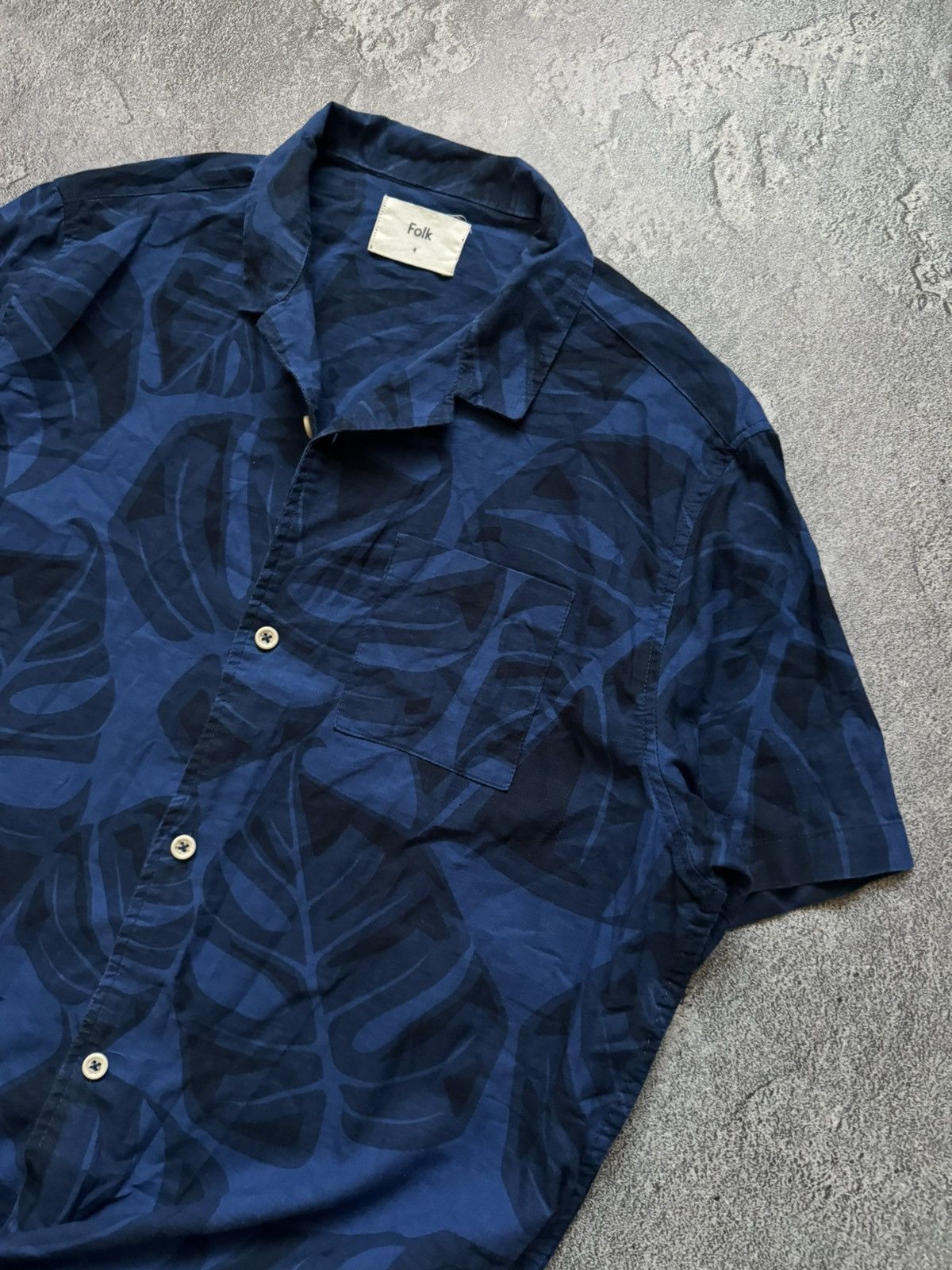 Designer × Folk Folk 4 shirt button up short sleeve polo all printed Size US XL / EU 56 / 4 - 4 Thumbnail