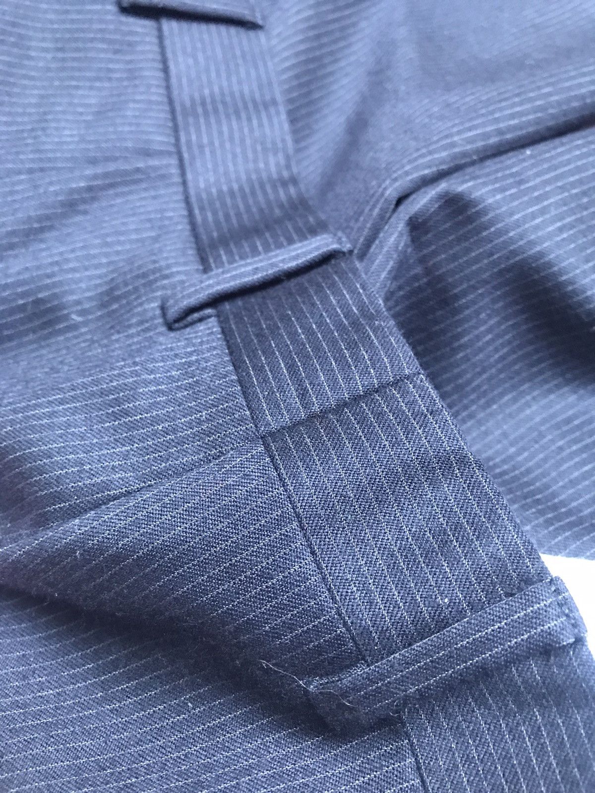 Canali CANALI HIGH WAISTED PLEATED TROUSER, DENCE WOOL FLANNEL Size 42R - 6 Thumbnail