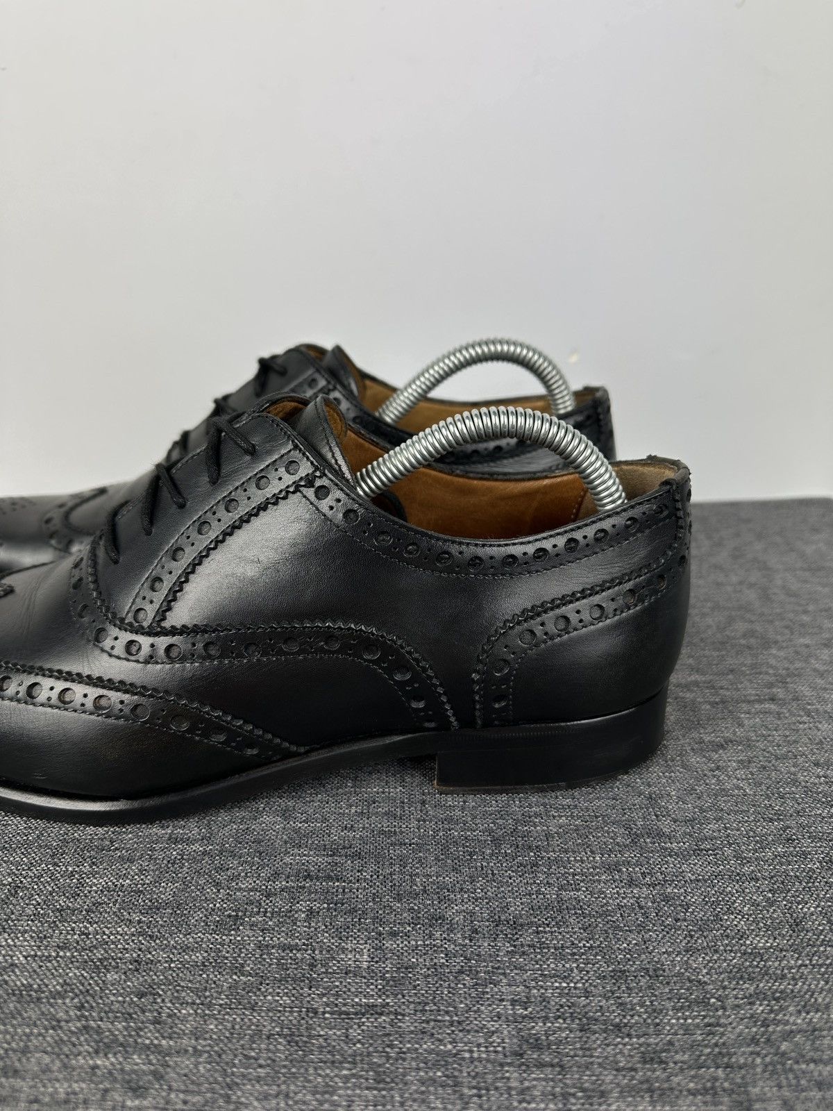 Other Vintage Calver Men’s Leather Wingtip Broque Oxford Shoes Size US 8.5 / EU 41-42 - 6 Thumbnail