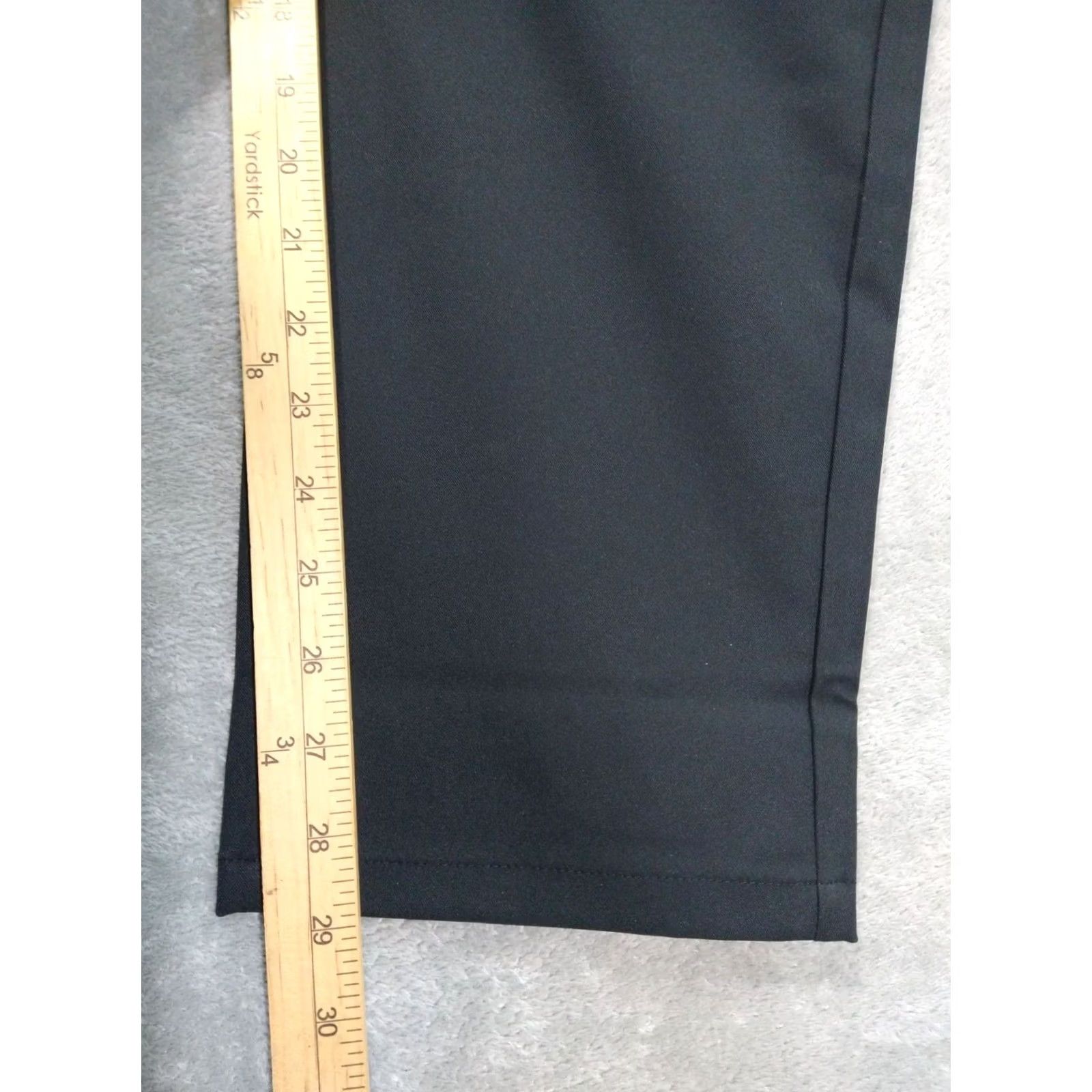 Vintage Jack Archer Pants Mens 36x30 Black Chino Athletic Fit Flat Front Stretch Cargo Pockets Tapered Inseam 30 Vintage No Size US 36 / EU 52 - 5 Thumbnail