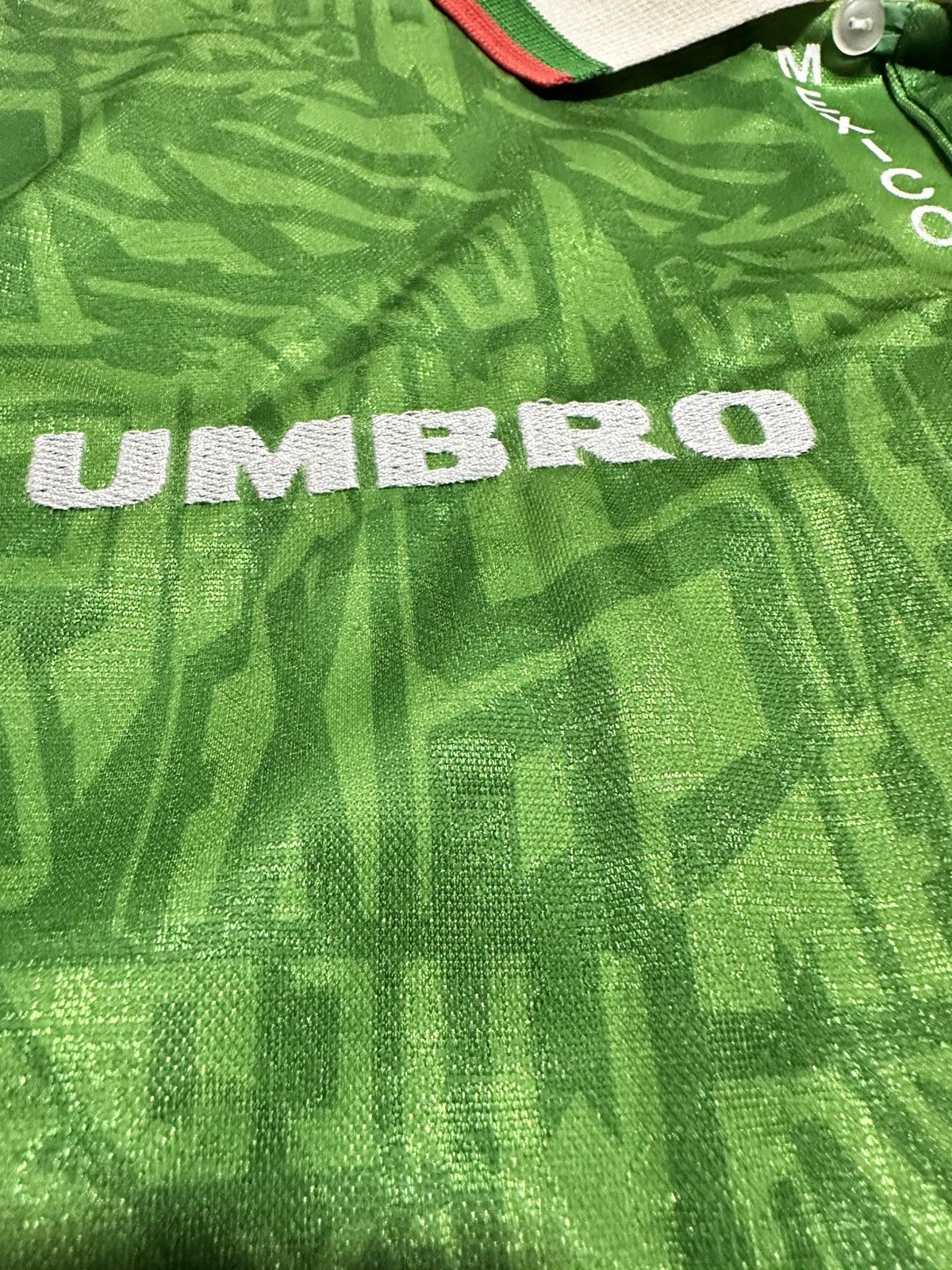 Umbro Vtg 1994 wirld cup home jersey mexico Size US M / EU 48-50 / 2 - 8 Thumbnail