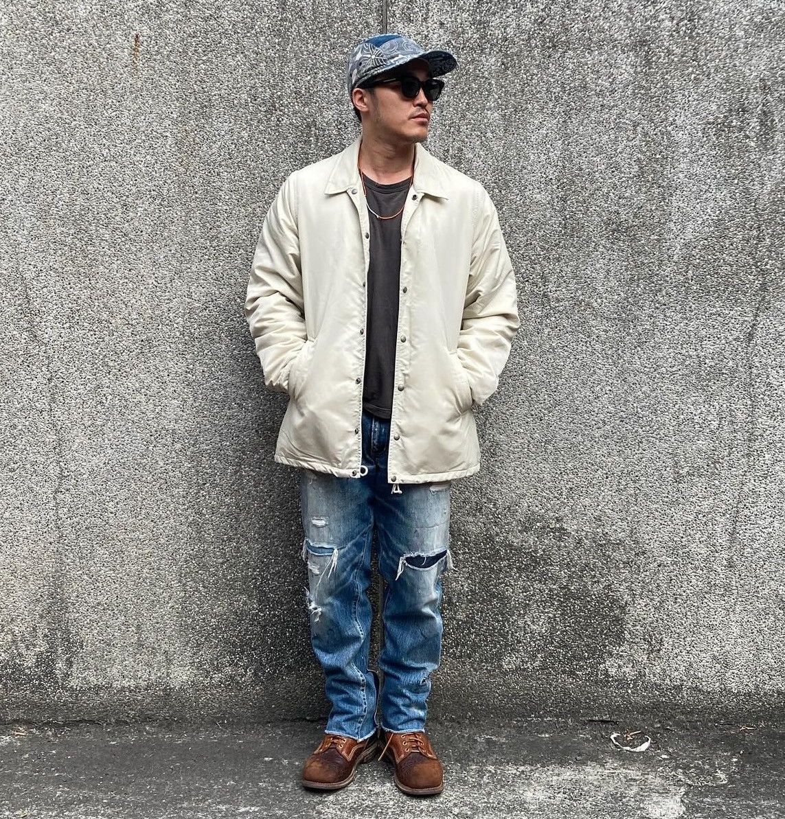 Visvim Visvim 18aw Coach Jkt Mud overdye size2 Size US M / EU 48-50 / 2 - 2 Thumbnail