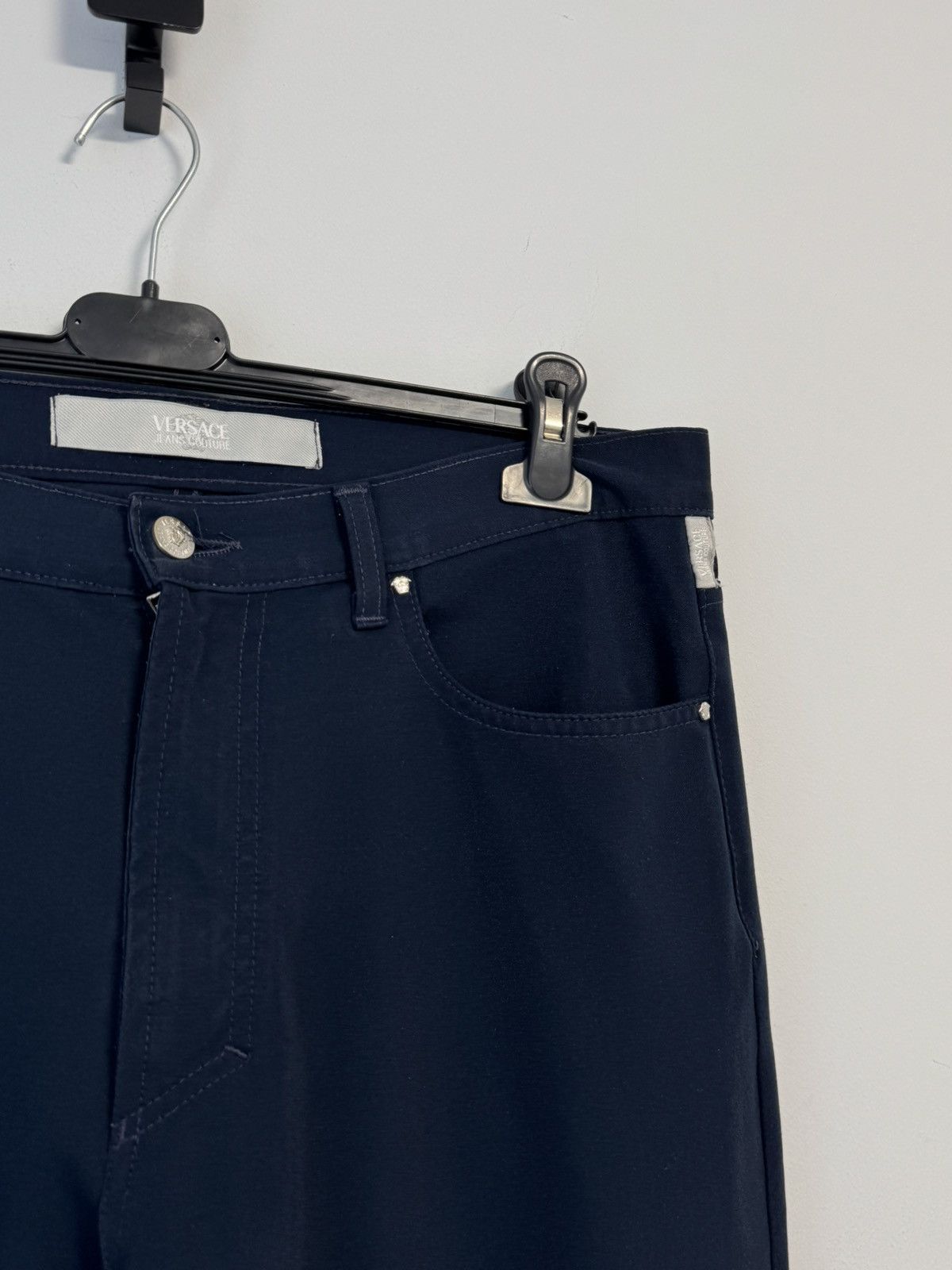 Versace Gianni Versace Dark Blue Jeans Classic Straight Luxury Pants Size US 34 / EU 50 - 4 Thumbnail