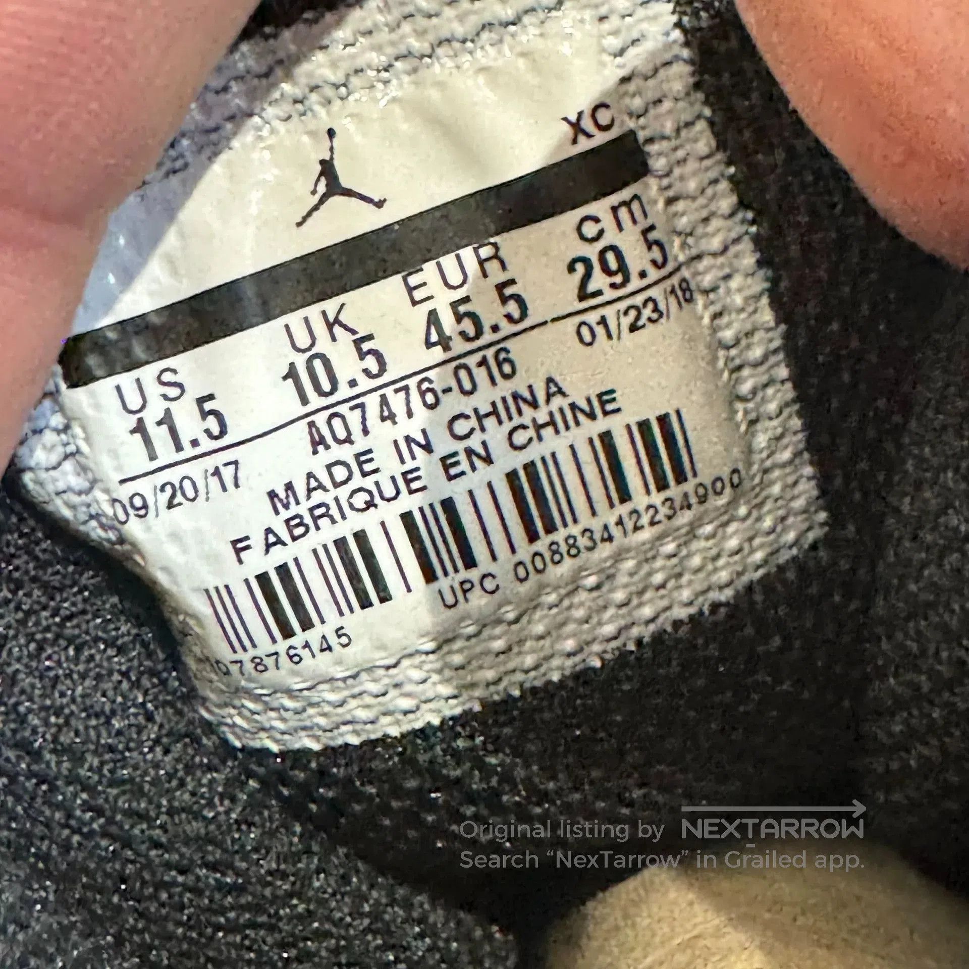 Jordan Brand Air Jordan 1 Retro High Pass The Torch. Size US 11.5 / EU 44-45 - 7 Thumbnail
