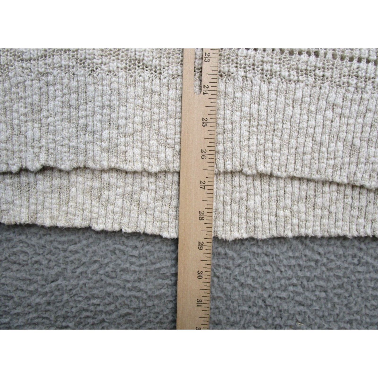 American Eagle Outfitters American Eagle Women's Loose Knit Pullover Crochet Cotton Blend Sweater Size S Beige Crochet Cotton Blend Pullover Knit Sweater Women S Size S / US 4 / IT 40 - 6 Thumbnail