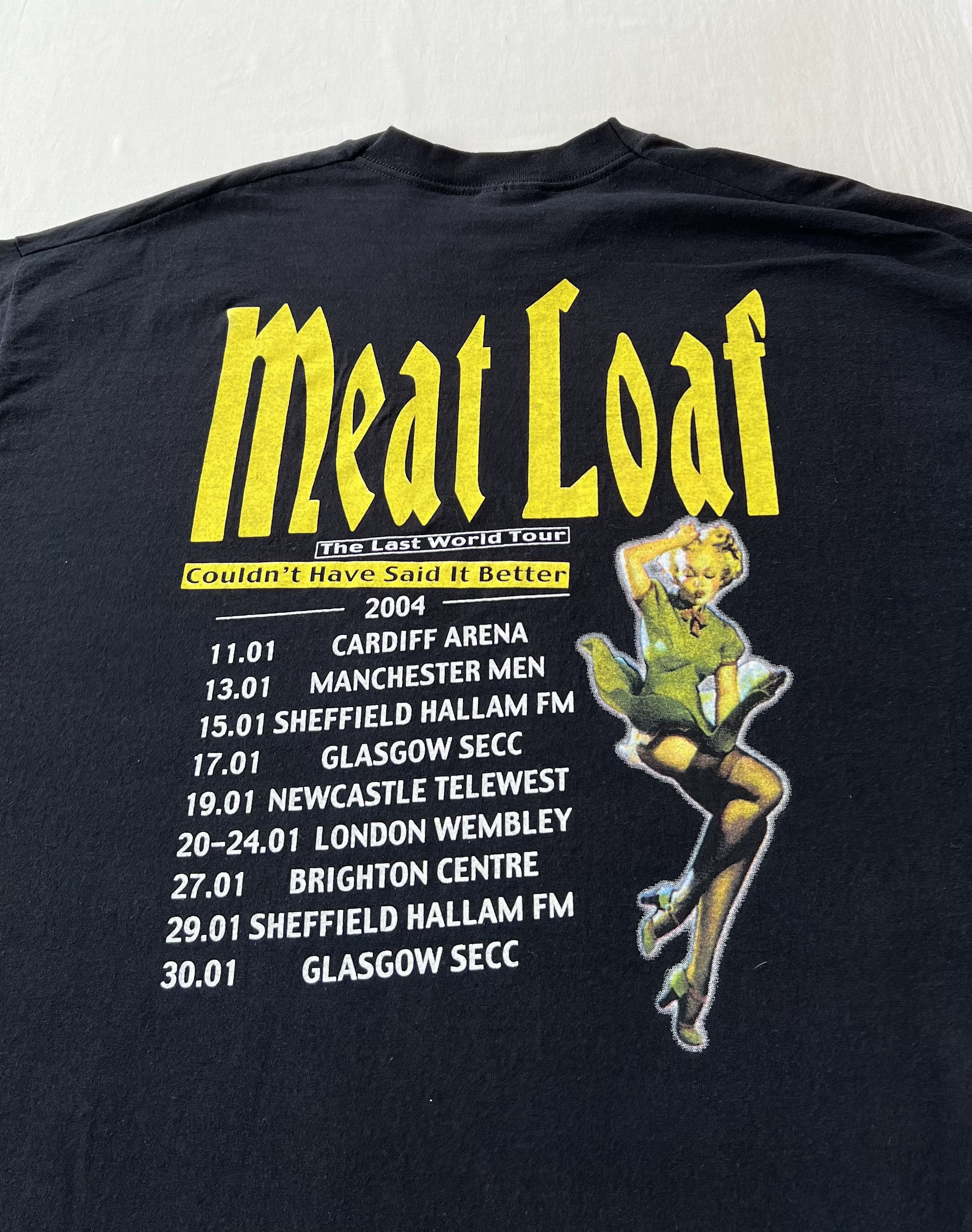 Band Tees Vintage 2004 Meat Loaf Couldn't Have Said It Better T-shirt Size US XL / EU 56 / 4 - 16 Thumbnail