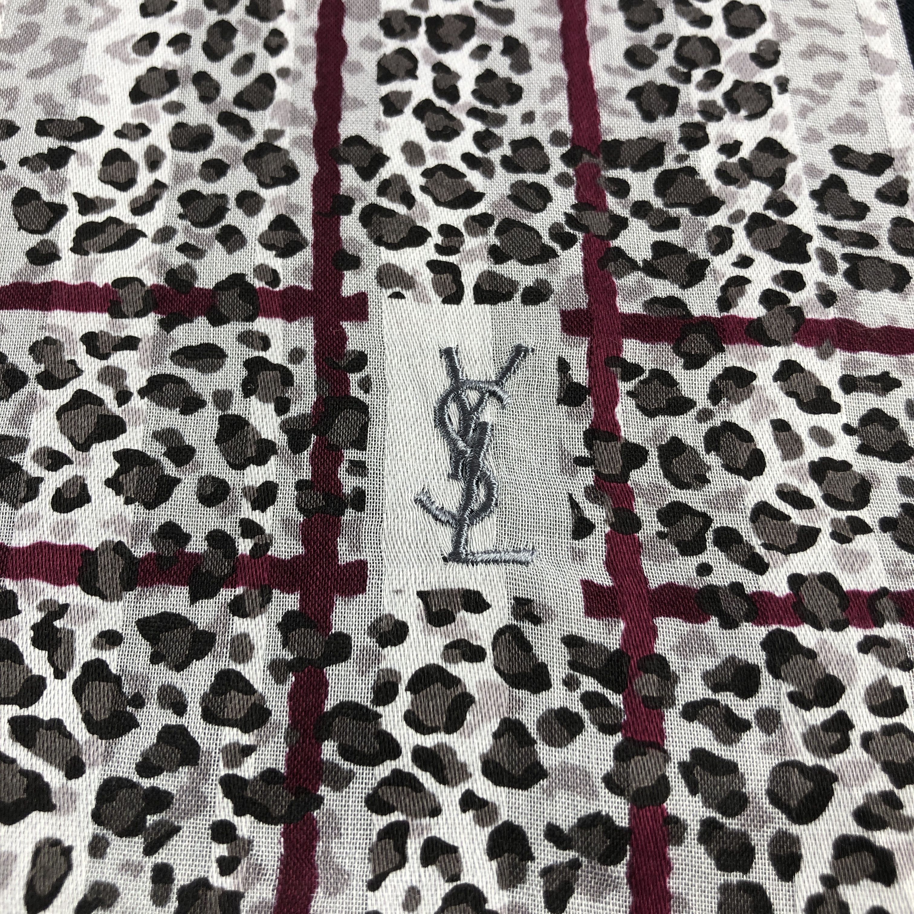 Yves Saint Laurent YSL Handkerchief Neckerchief Bandana H2803 Size ONE SIZE - 4 Thumbnail