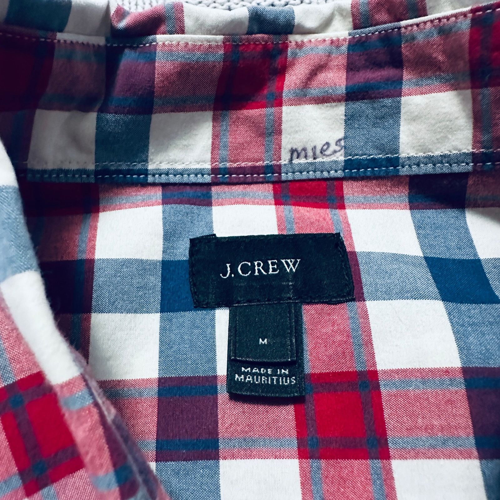 J.Crew J Crew red and blue buffalo check plaid button down Size US M / EU 48-50 / 2 - 5 Thumbnail