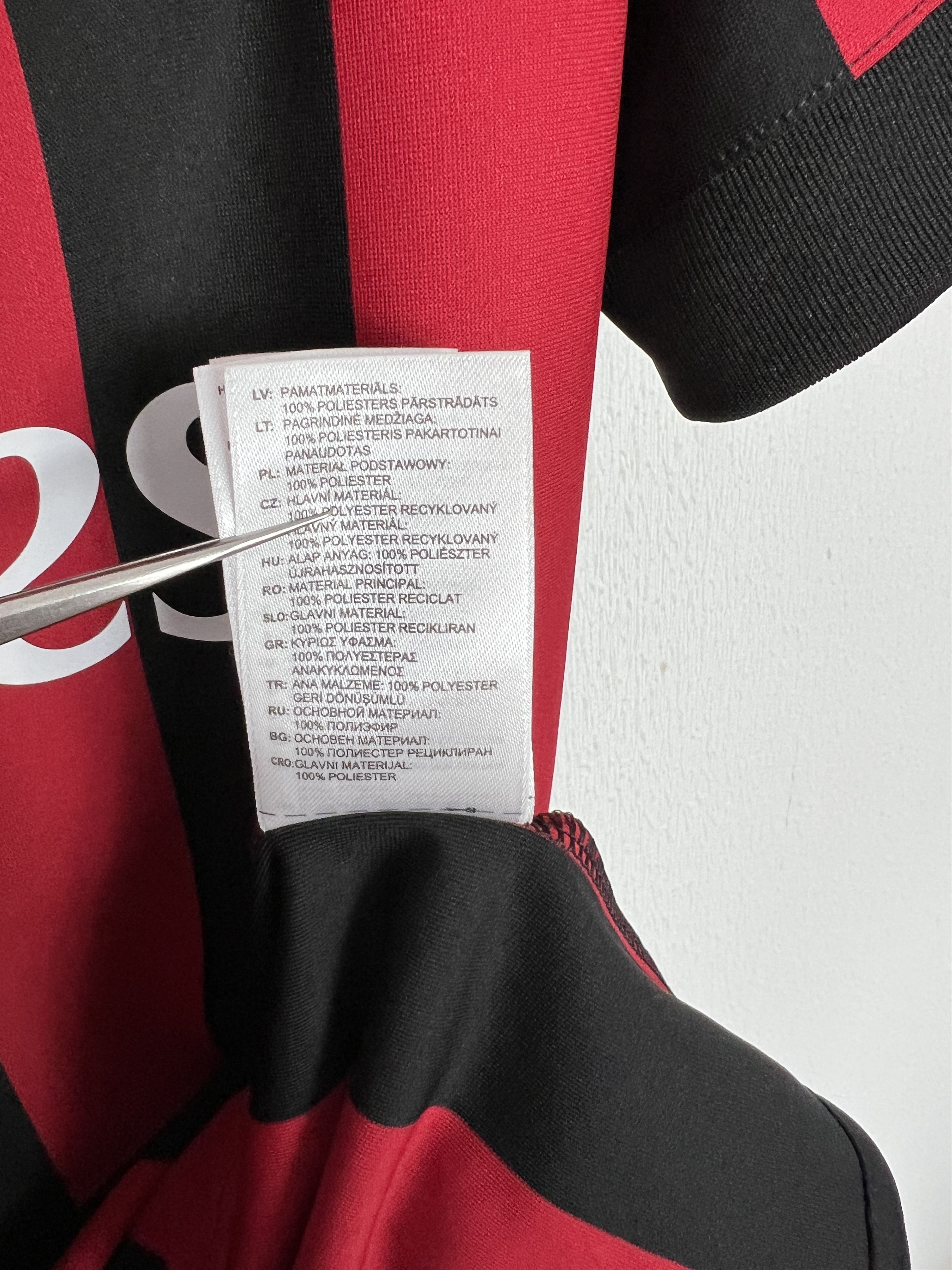 Adidas AC Milan Home football shirt 2017 Soccer #19 Bonucci Adidas Size US L / EU 52-54 / 3 - 12 Thumbnail