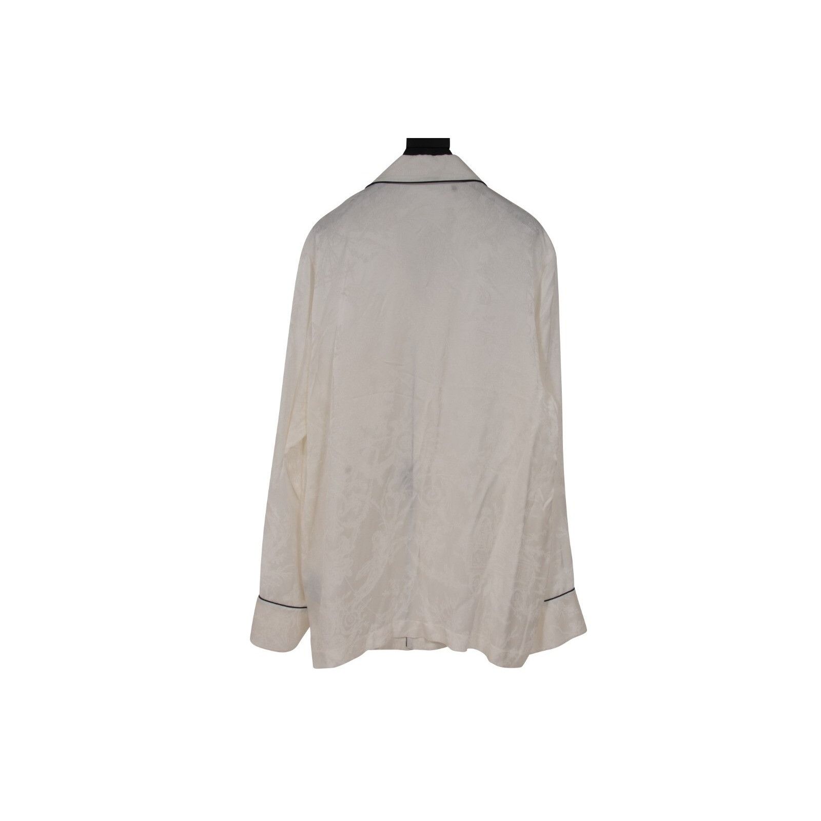 Dior Floral Pyjama Button Down Shirt IT 50 White Size US M / EU 48-50 / 2 - 2 Thumbnail