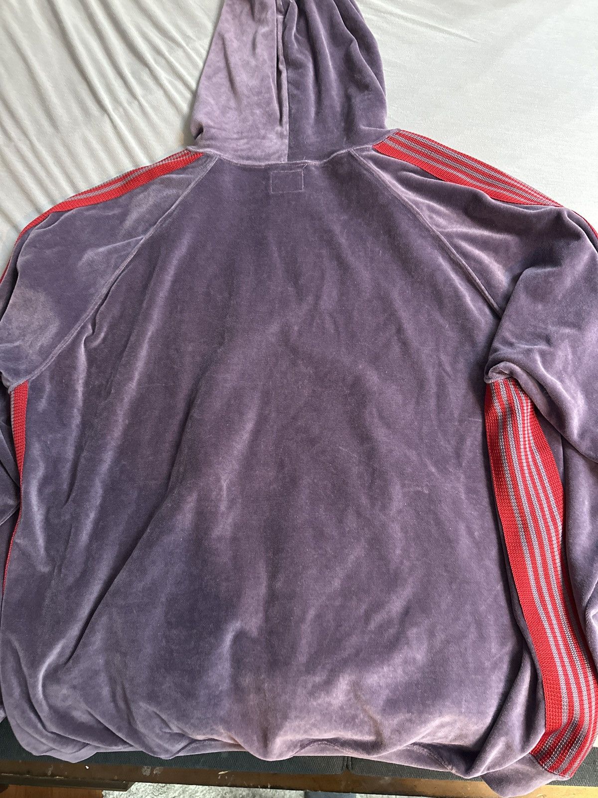 Needles Needles velour purple hoodie Size US XL / EU 56 / 4 - 2 Thumbnail