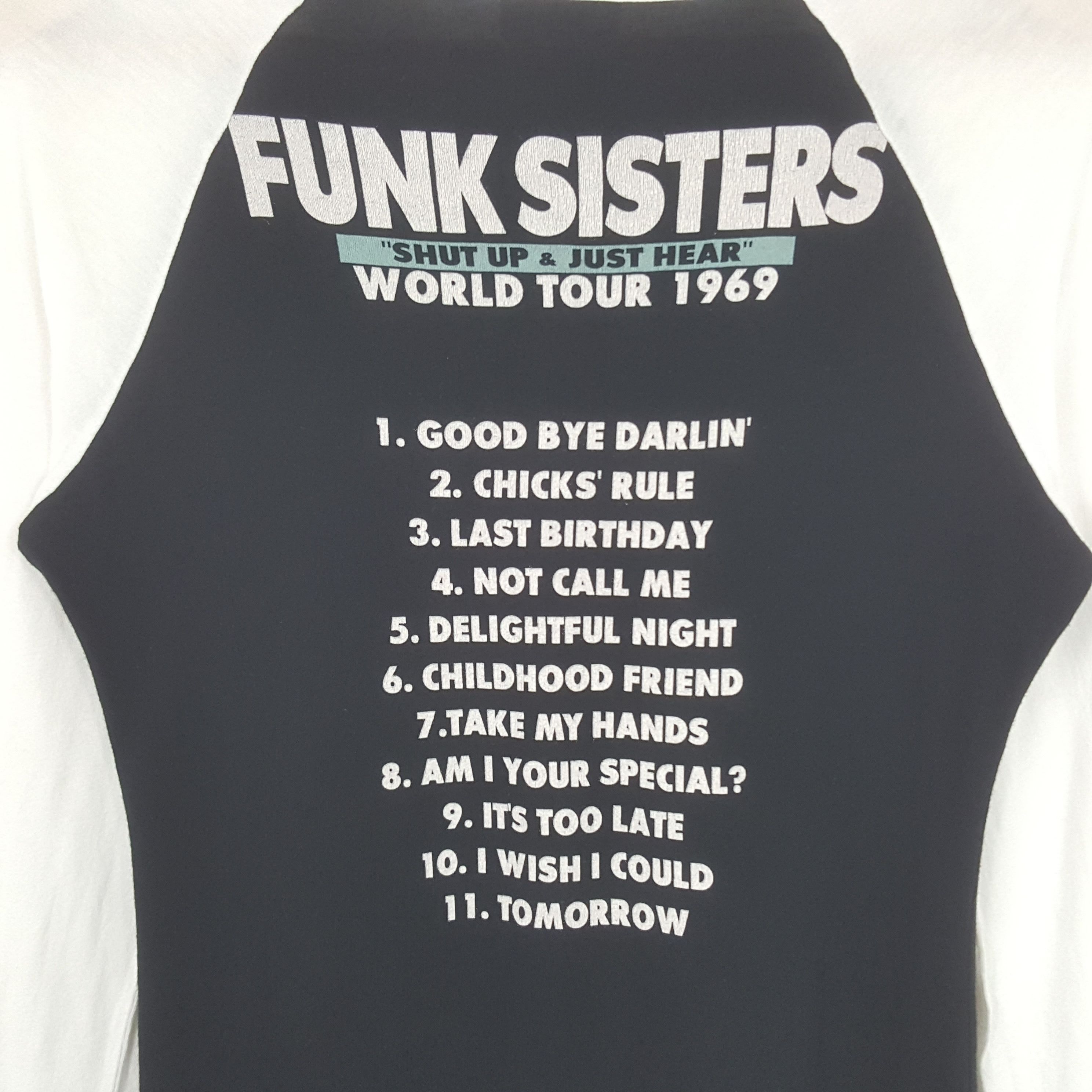 Japanese Brand Vintage SLY Funk Sisters Japanese Brand Tshirt 31 Size US XS / EU 42 / 0 - 4 Thumbnail