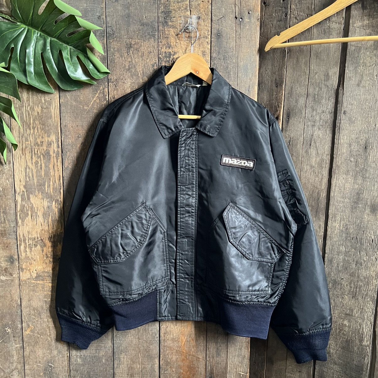 Vintage Vintage Mazda Motorsport Bomber Jacket Size US L / EU 52-54 / 3 - 2 Thumbnail