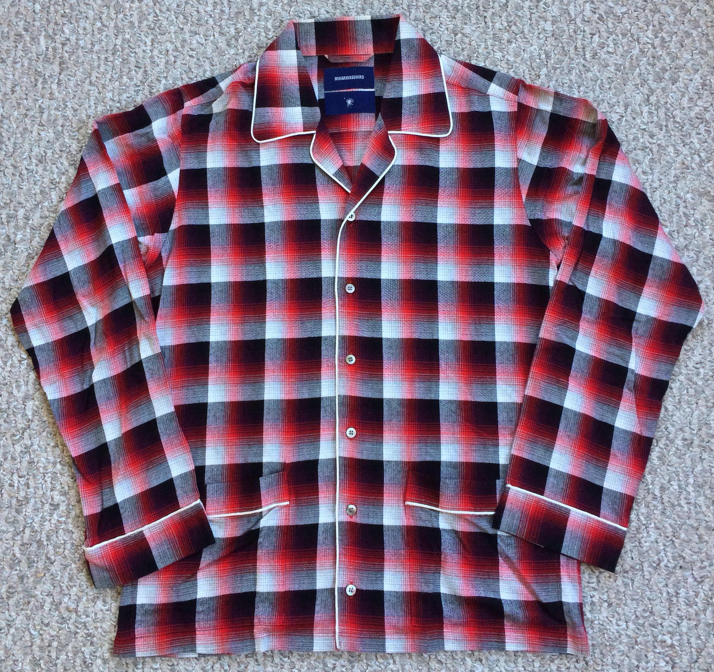 トップス Rare MIHARA YASUHIRO check shirts Maison MIHARA YASUHIRO ONLINE STORE（ミハラヤスヒロ