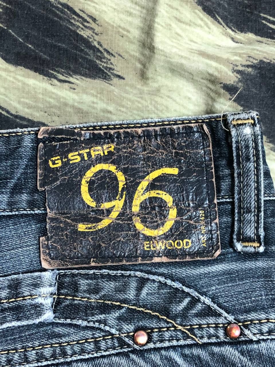 G-Star G-STAR Tapered Semi Baggy Pants Raw Denim Goth Size US 33 - 4 Thumbnail