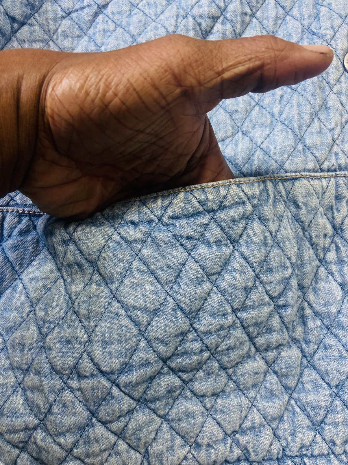 Coogi Coogi Style - Blue Willi’s Quited Knit Snap Button Size L / US 10 / IT 46 - 8 Thumbnail
