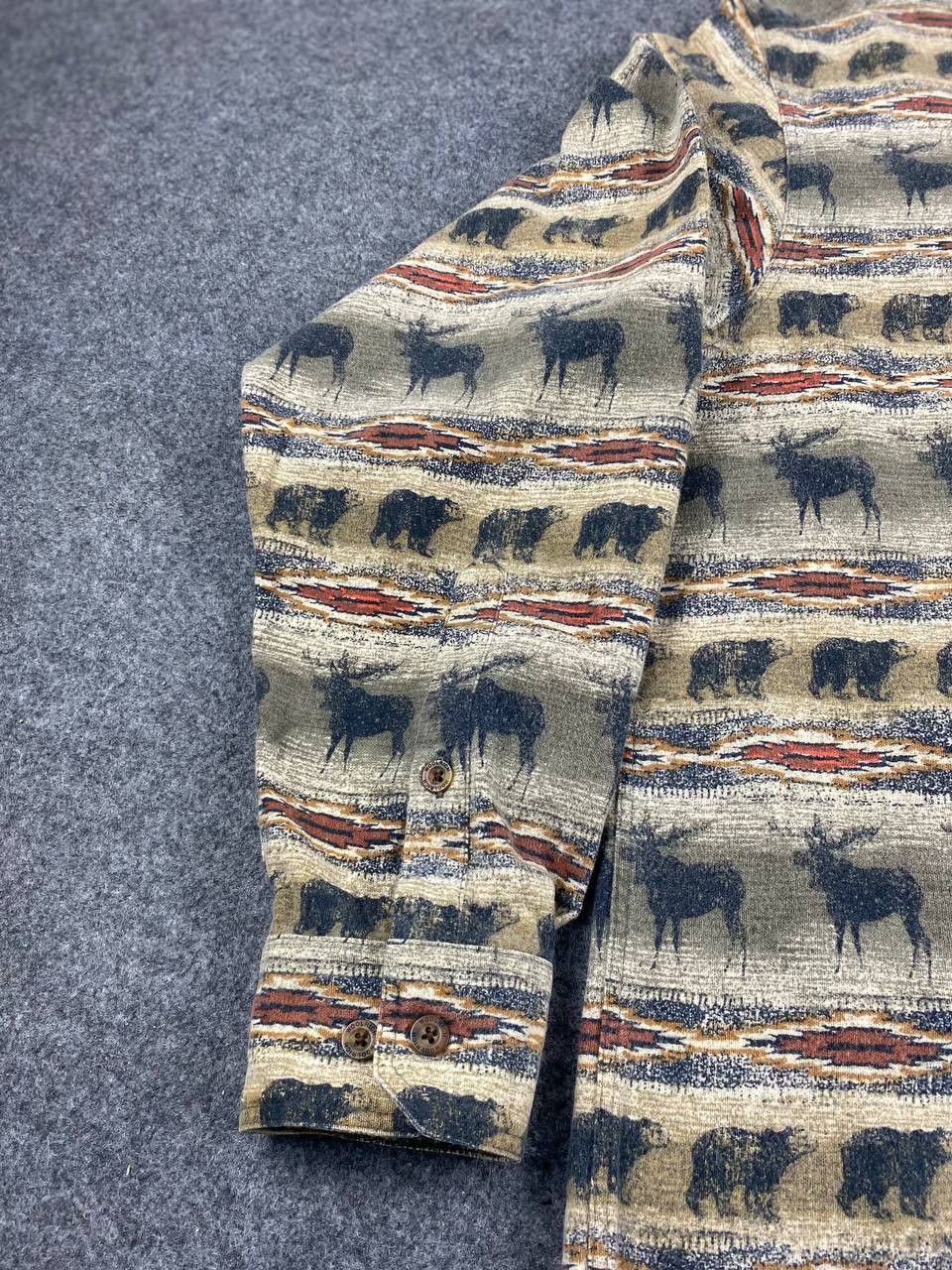 Woolrich Woolen Mills john rich & bros woolrich shirt navajo design Size US XL / EU 56 / 4 - 4 Thumbnail