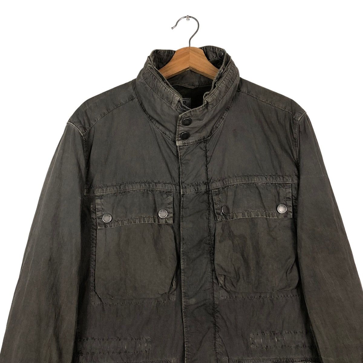 C.P. Company 🔥VINTAGE BIKER JACKET CP COMPANY MADE IN ITALY CARGO POCKET Size US L / EU 52-54 / 3 - 6 Thumbnail