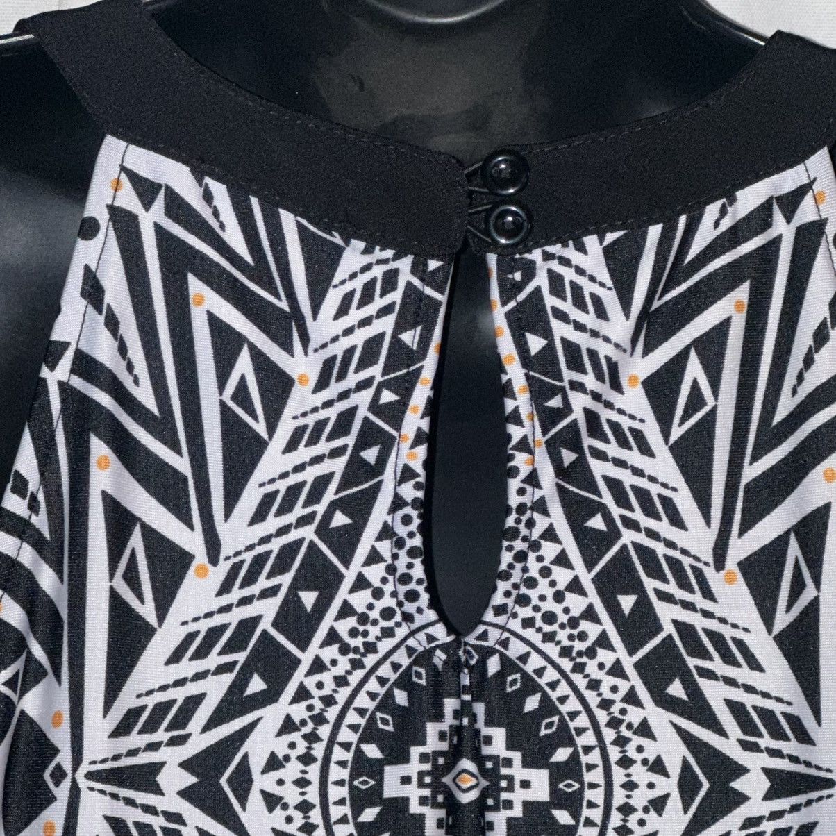 Venus Venus geometric print high neck sleeveless dress Size M / US 6-8 / IT 42-44 - 7 Thumbnail