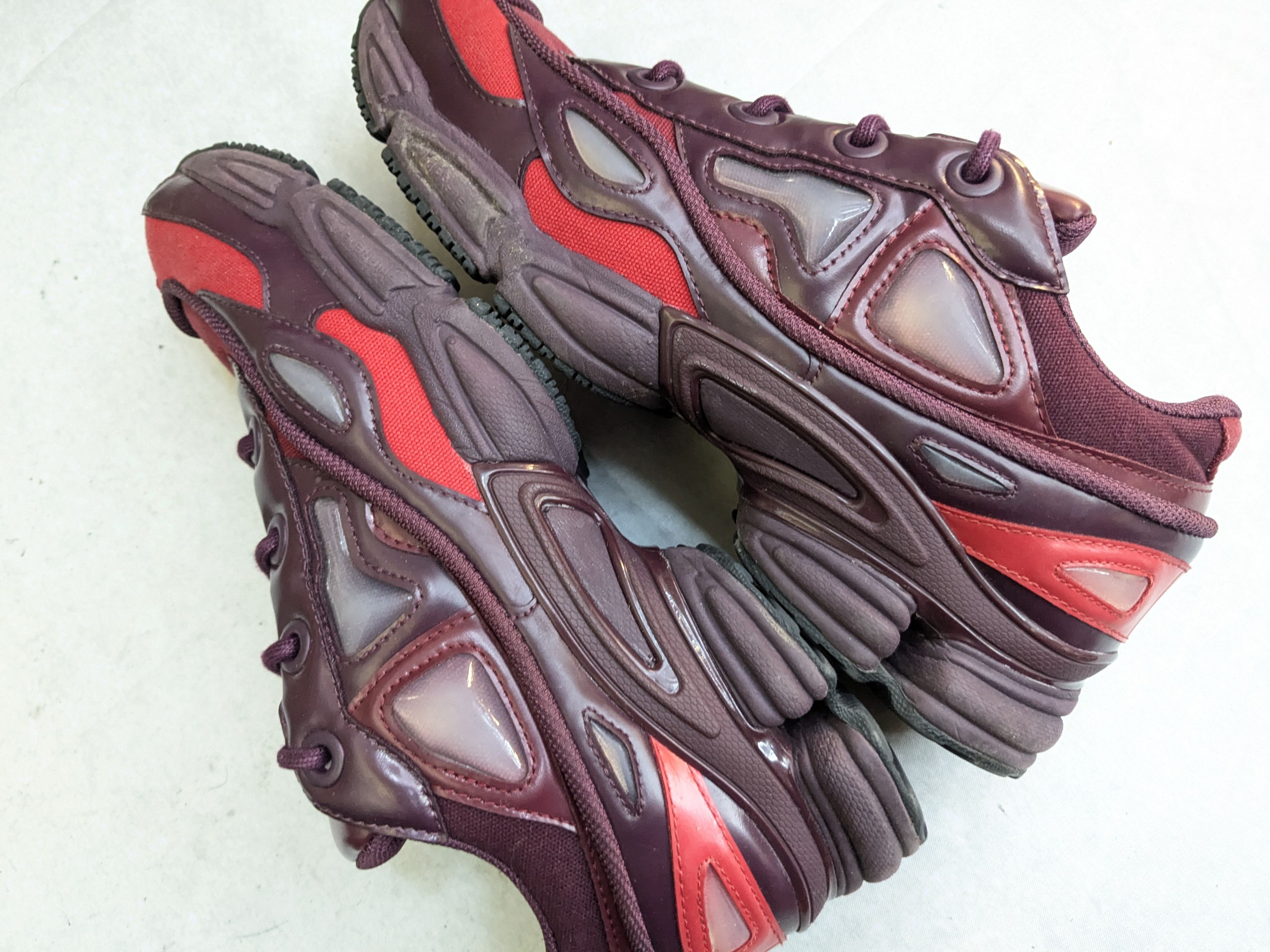Adidas × Raf Simons Adidas Raf Simons Ozweego 3 Red Burgundy 10 Size US 10 / EU 43 - 9 Thumbnail