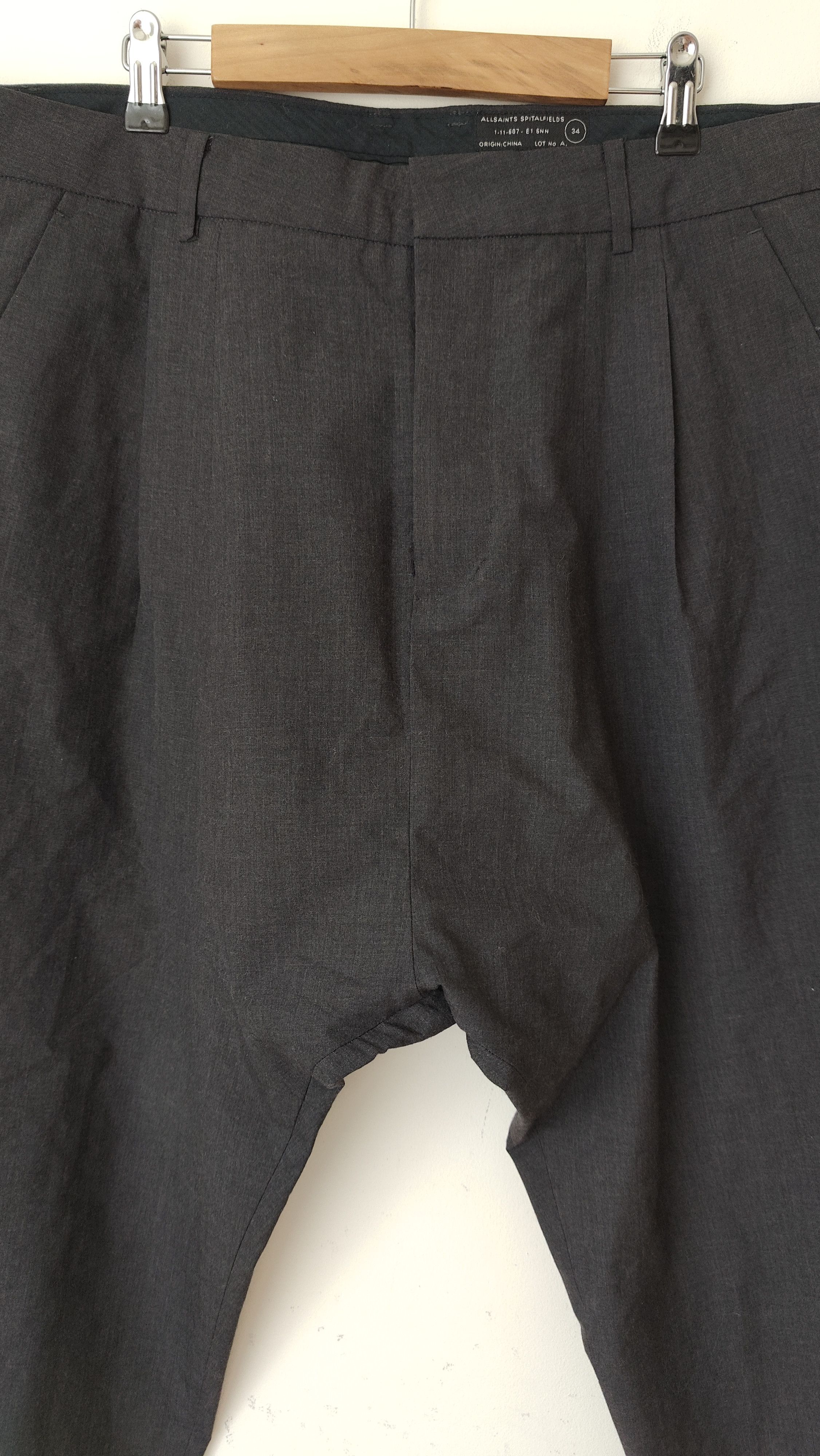 Allsaints Allsaints Spitalfields Japan Carrot Parachute Wool Pants Size US 34 / EU 50 - 4 Thumbnail