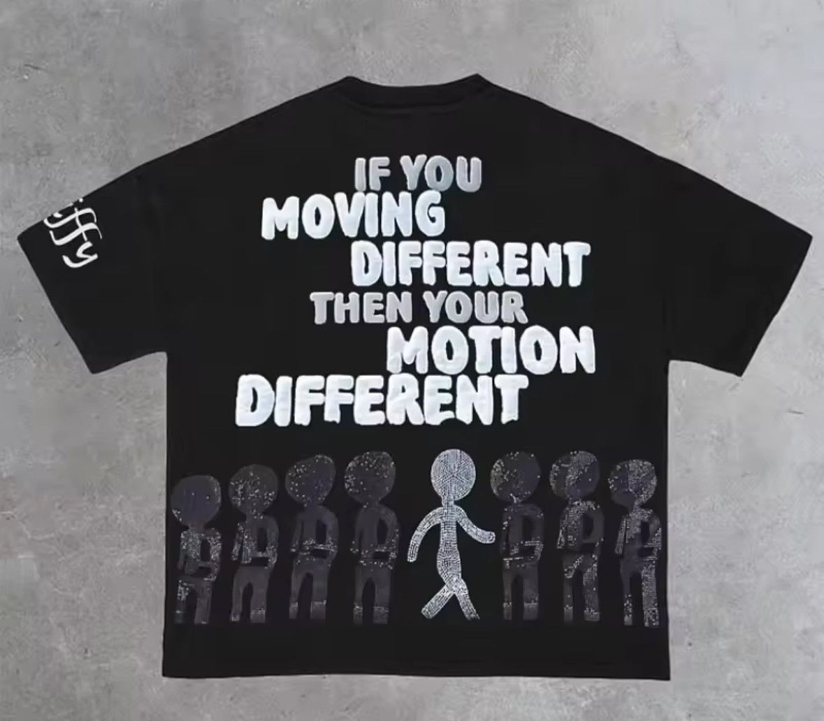 Other Hip Hop Streetwear Move Different T-Shirt Punk Graphic Tees Size US M / EU 48-50 / 2 - 1 Thumbnail
