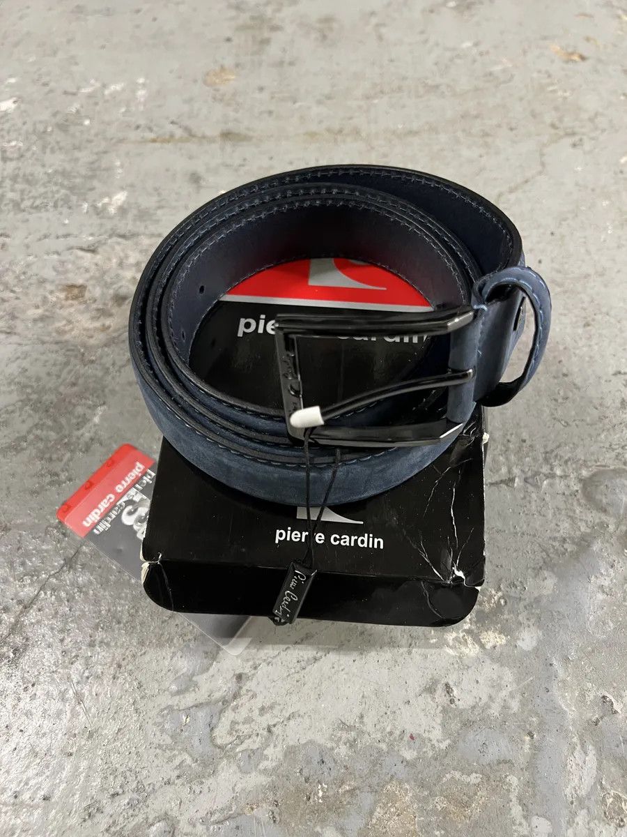 Pierre Cardin Pierre Cardin Blue Suede Leather Belt Size ONE SIZE - 7 Thumbnail