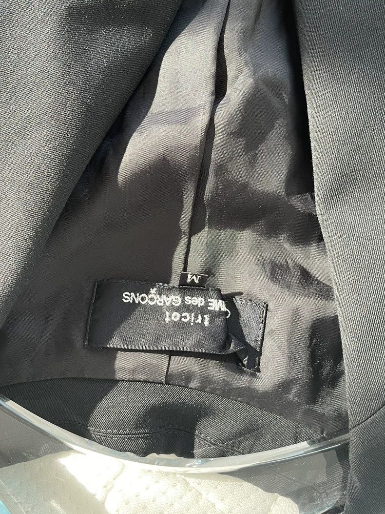 Comme des Garcons Comme Des Garcons Velvet Trim Suit Jacket Top Coat Size M / US 6-8 / IT 42-44 - 7 Thumbnail