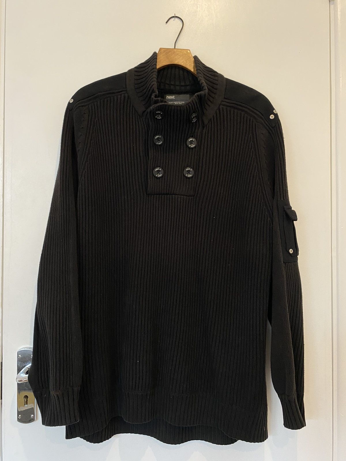 NEXT × Vintage Military naval sea knit jumper Size US L / EU 52-54 / 3 - 1 Thumbnail