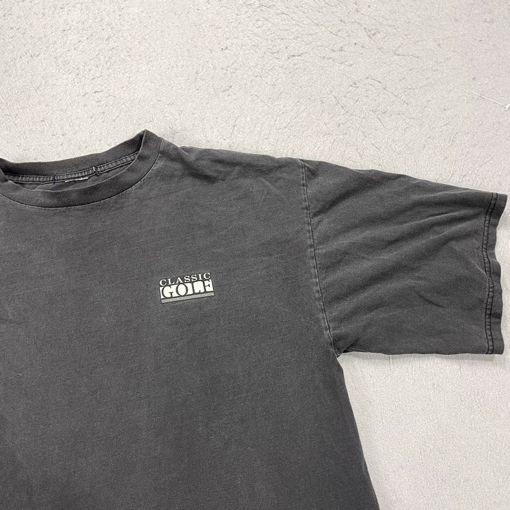 Endless VINTAGE Golf T Shirt Mens Large Black Faded Classic Endless Green Graphic 90s Size US L / EU 52-54 / 3 - 4 Thumbnail