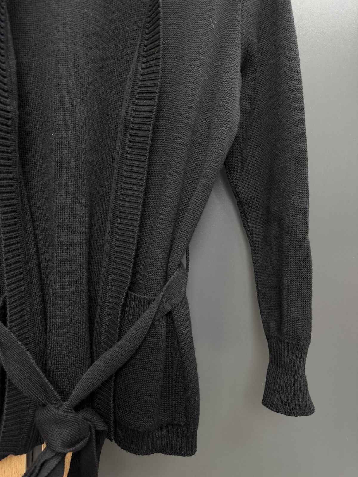 TED LAPIDUS Vintage Ted Lapidus Paris Wool Cardigan Belted Akris Size 44 Size M / US 6-8 / IT 42-44 - 5 Thumbnail