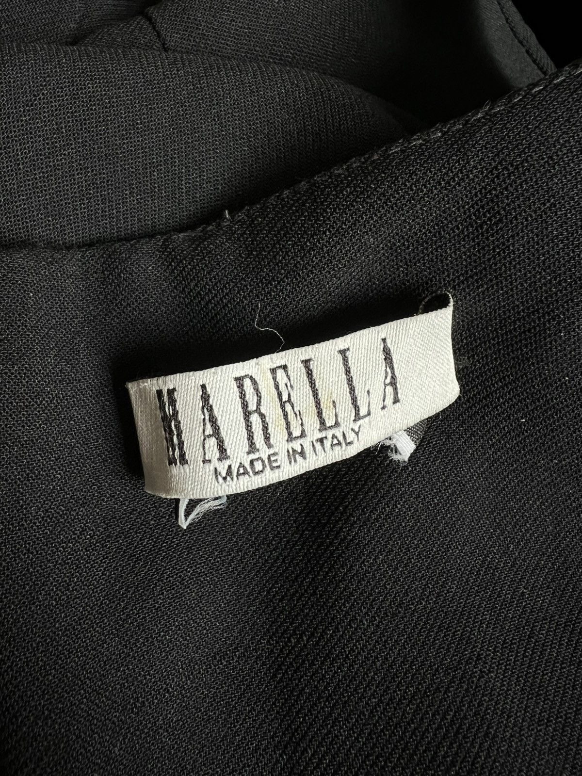Marella Classic black sleeveless midi dress - Marella 85% wool Size L / US 10 / IT 46 - 8 Thumbnail
