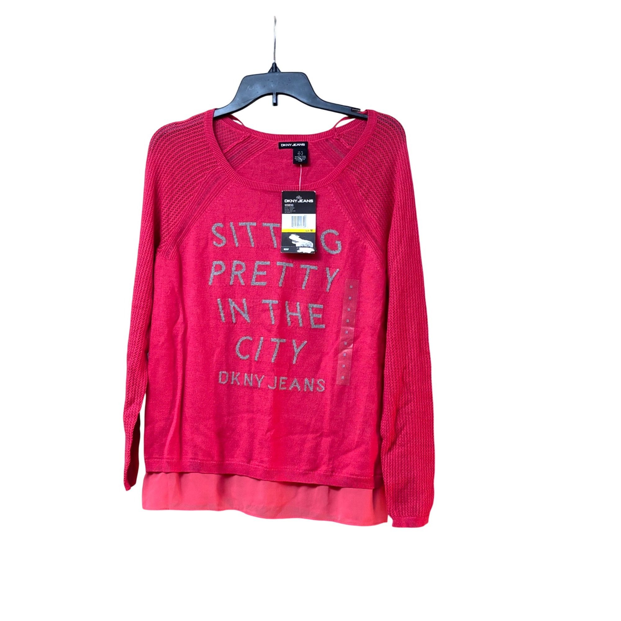 Other DKNY Jeans Junior’s “Sitting Pretty in the City” Sweater, Tu Size M / US 6-8 / IT 42-44 - 4 Thumbnail