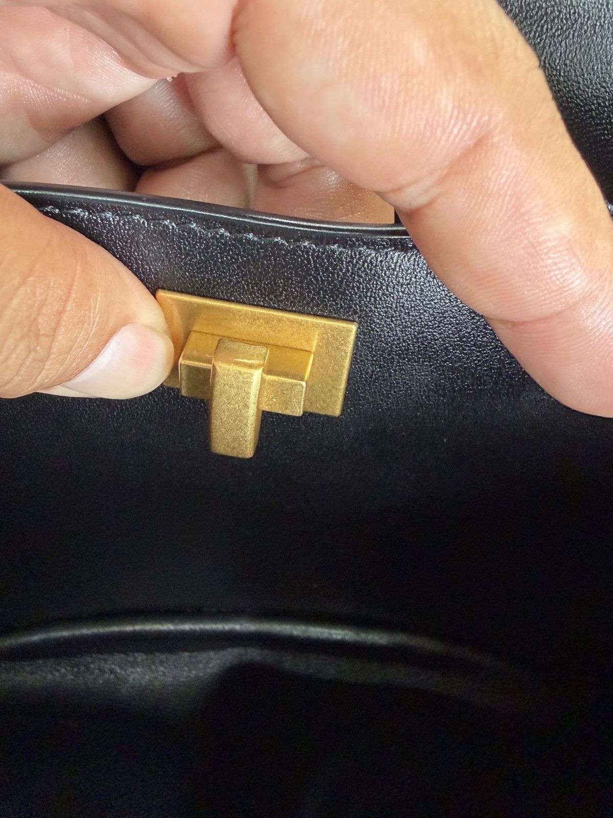 Balenciaga Balenciaga Rodeo Handbag Small in Black Smooth Calfskin Size ONE SIZE - 11 Thumbnail