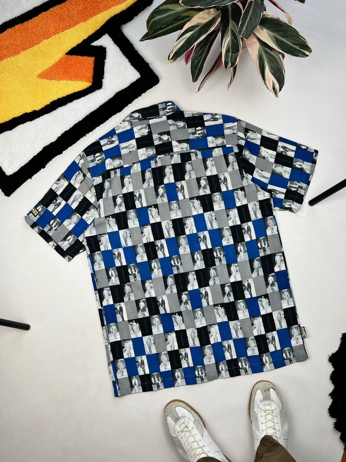 Marc Buchanan × Pelle Pelle × Vintage 90s Pelle Pelle vintage full print comic shirt button up Size US S / EU 44-46 / 1 - 2 Thumbnail