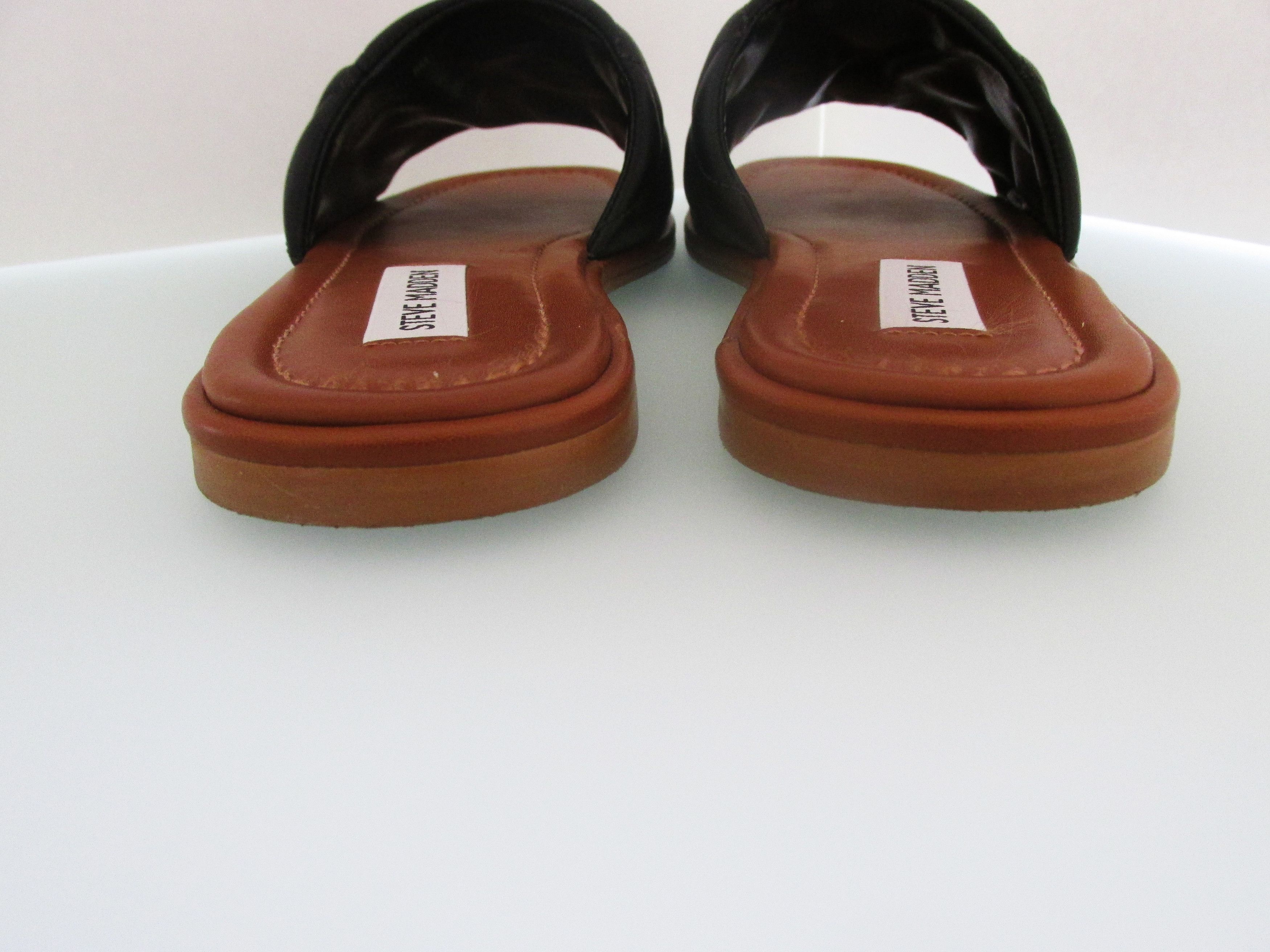Steve Madden Steve Madden "Trouble" Women's Leather Slides Size 8 M Size US 8 / IT 38 - 5 Thumbnail
