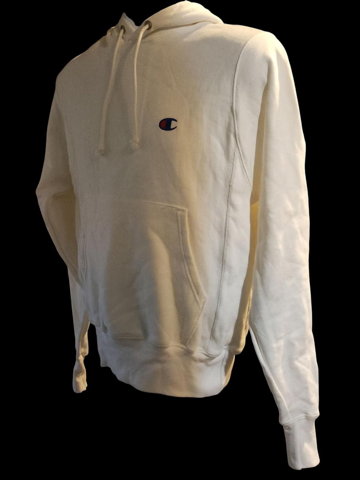 Champion Champion Men's White Hoodie Sweatshirt Size US XS / EU 42 / 0 - 4 Thumbnail