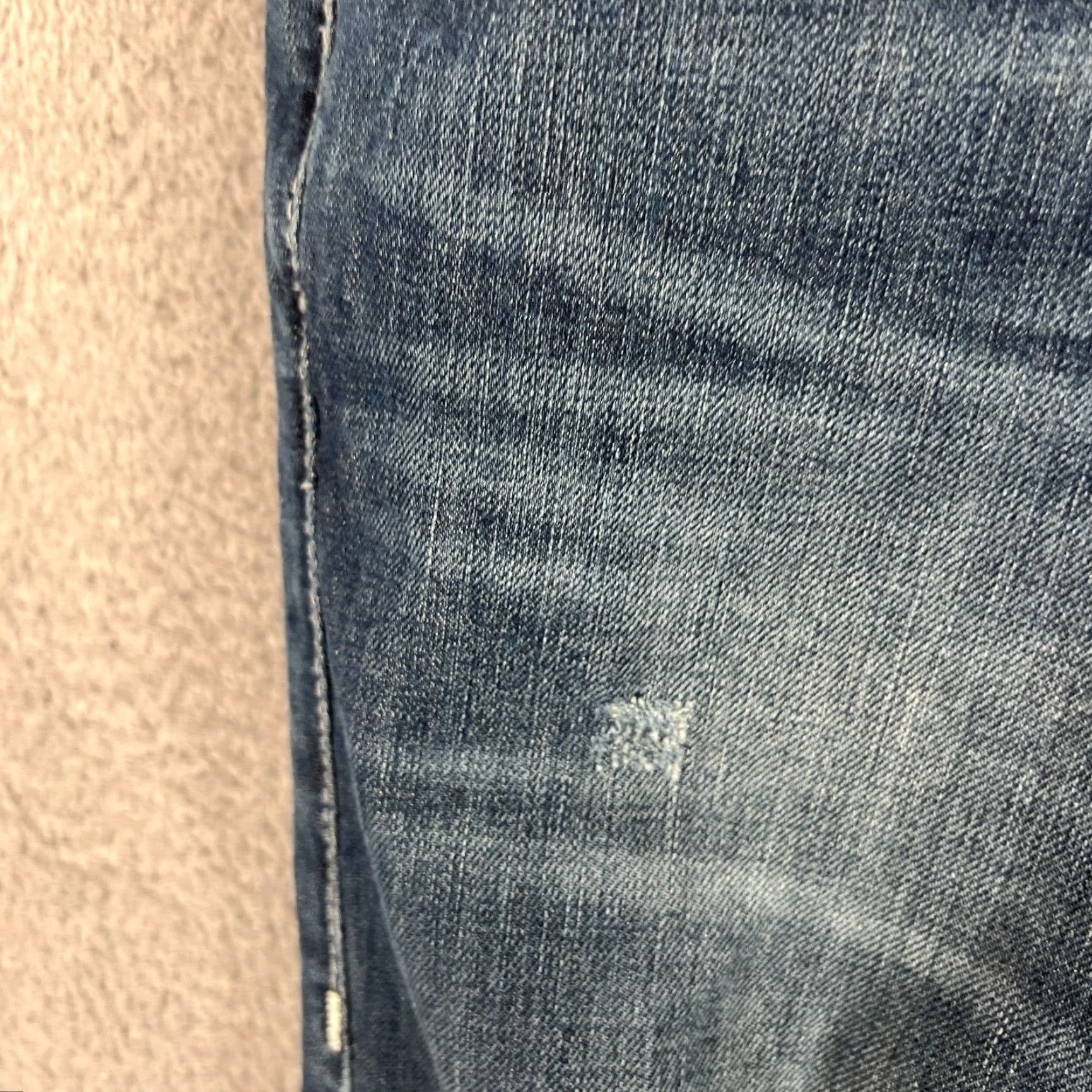 True Religion TRUE RELIGION Jeans Mens 36 Blue Denim Ricky Relaxed Straight Flap Pocket Size US 36 / EU 52 - 6 Thumbnail