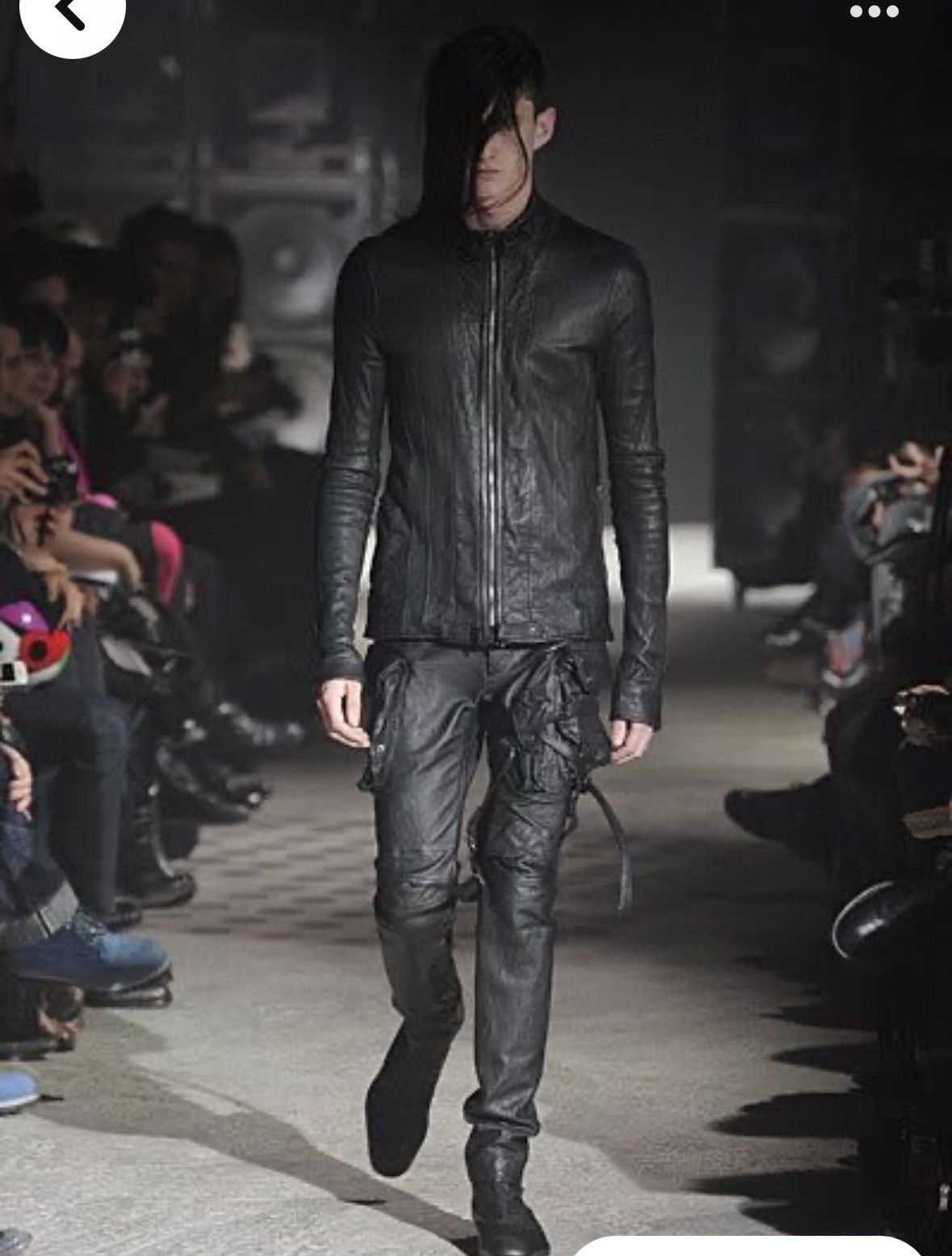 Julius GRAIL 2010 Goth-ik Lambskin Leather Gasmask Cargo Size US 34 / EU 50 - 5 Thumbnail