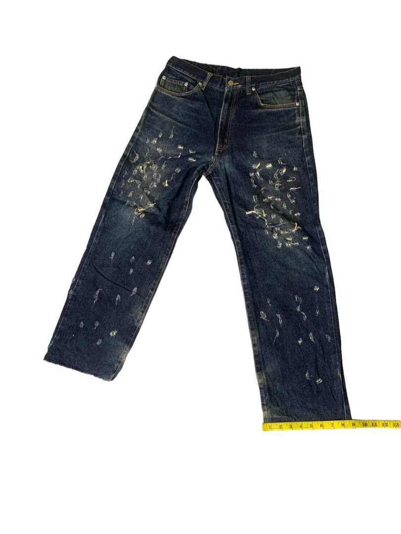 Japanese Brand Mac Eye Distressed Denim Size US 32 / EU 48 - 12 Thumbnail