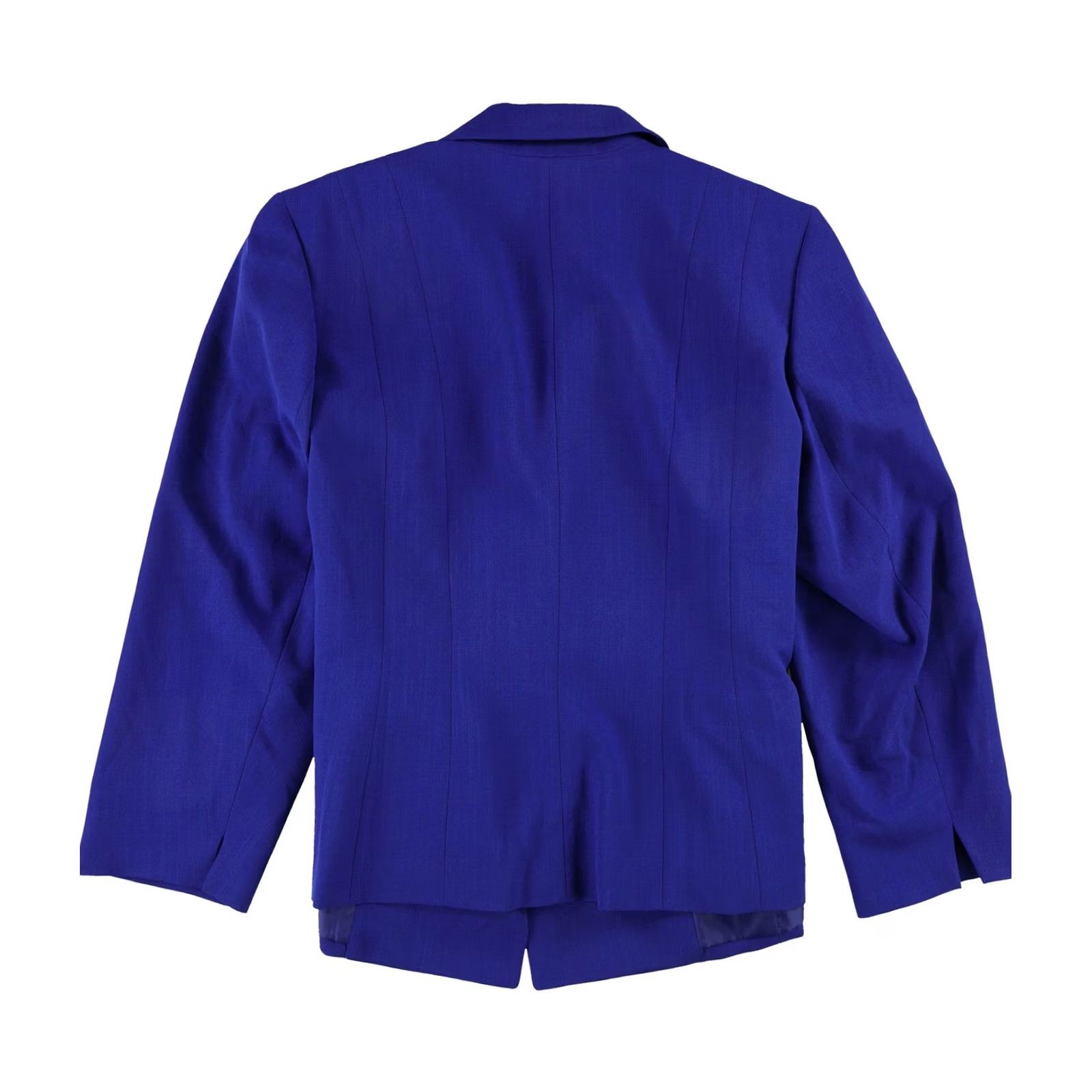Kasper Kasper Womens Crepe Jacket Blue Plus Size 20W Size 3XL / US 20-22 - 2 Thumbnail
