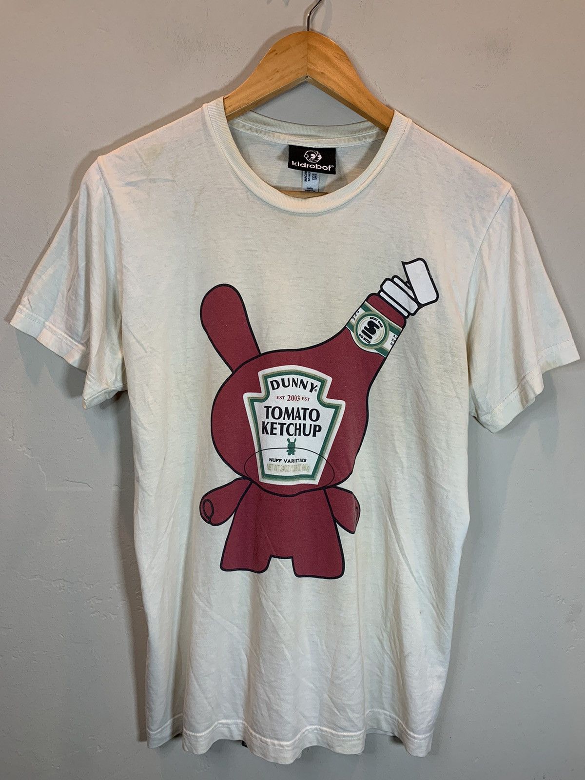 Designer × Kid Robot × Vintage *RARE* Vintage Kid Robot Limited Edition Ketchup Dunny Shirt Size US S / EU 44-46 / 1 - 1 Thumbnail
