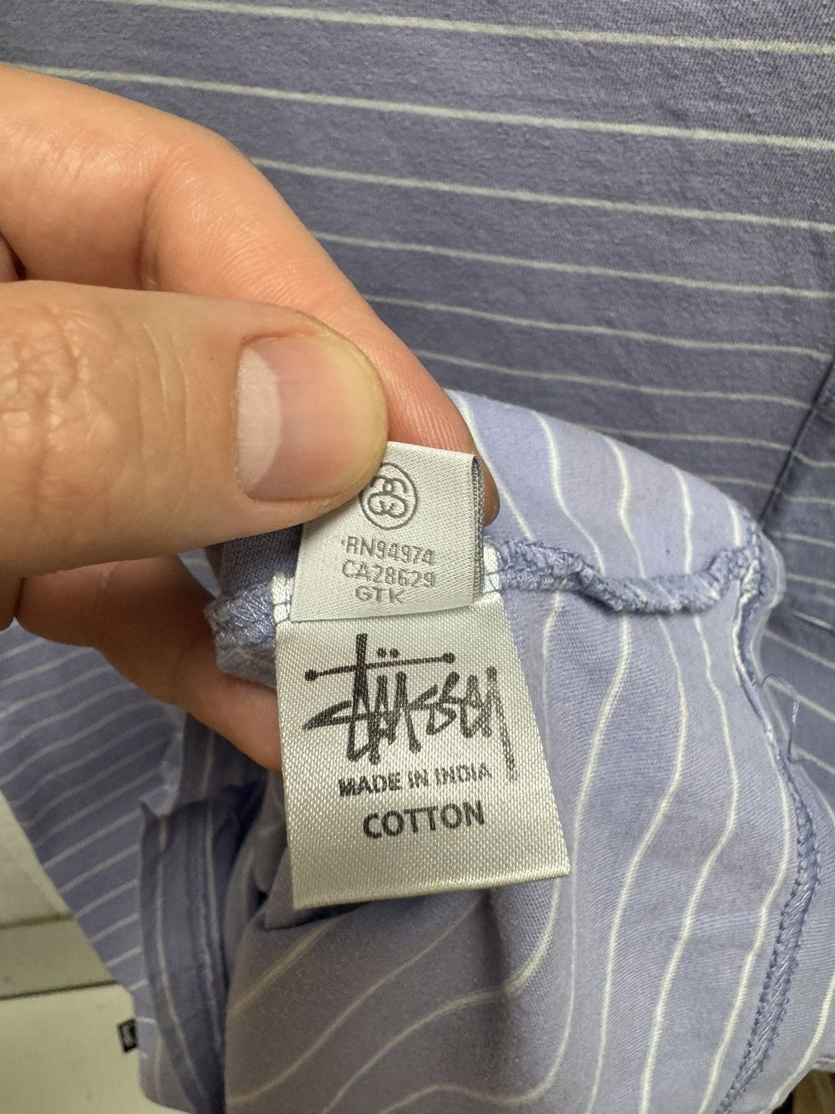 Stussy Stussy striped vintage t-shirt L sz Size US L / EU 52-54 / 3 - 8 Thumbnail