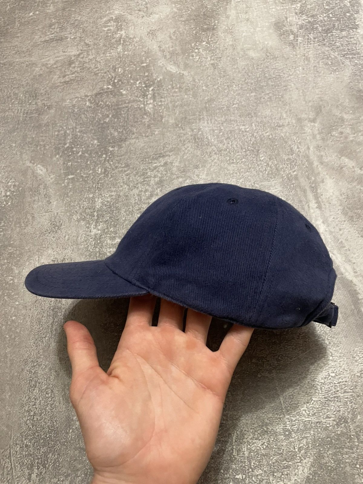 Nike × Vintage Vintage Nike Swoosh Logo Navy Blue Y2K Cap 90s Size ONE SIZE - 6 Thumbnail