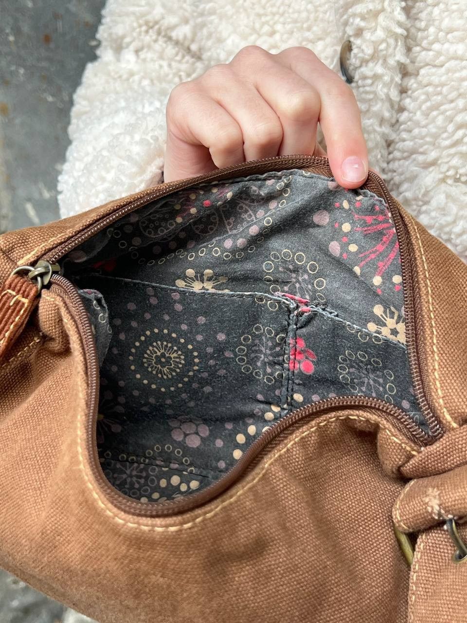 Levi's × Vintage Levi’s Y2K Vintage Purse Brown Mini Bag Corduroy Size ONE SIZE - 10 Thumbnail