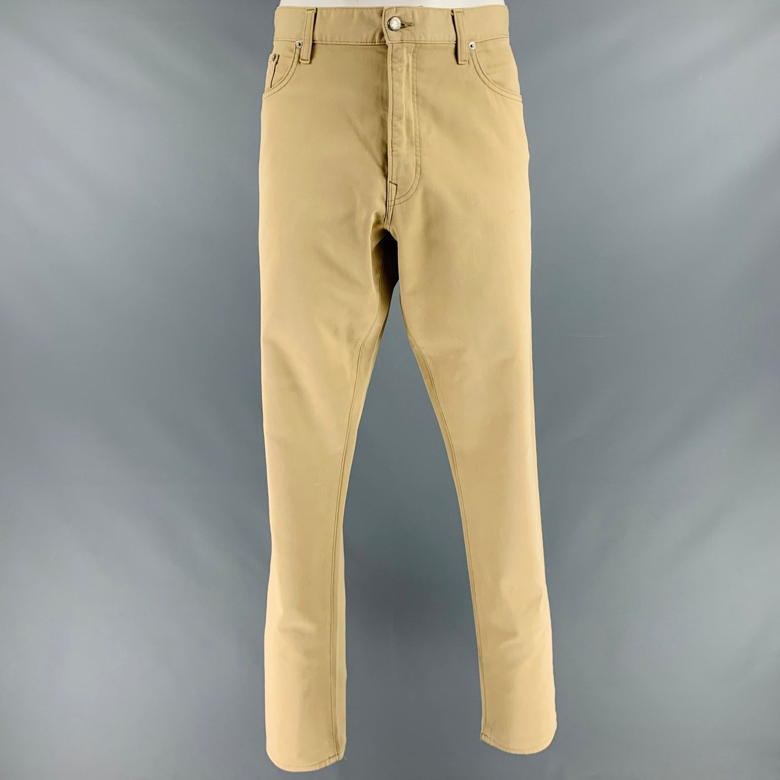 Polo Ralph Lauren Size 38 Beige Cotton Blend 5 Pockets Casual Pants Size US 38 / EU 54 - 1 Thumbnail