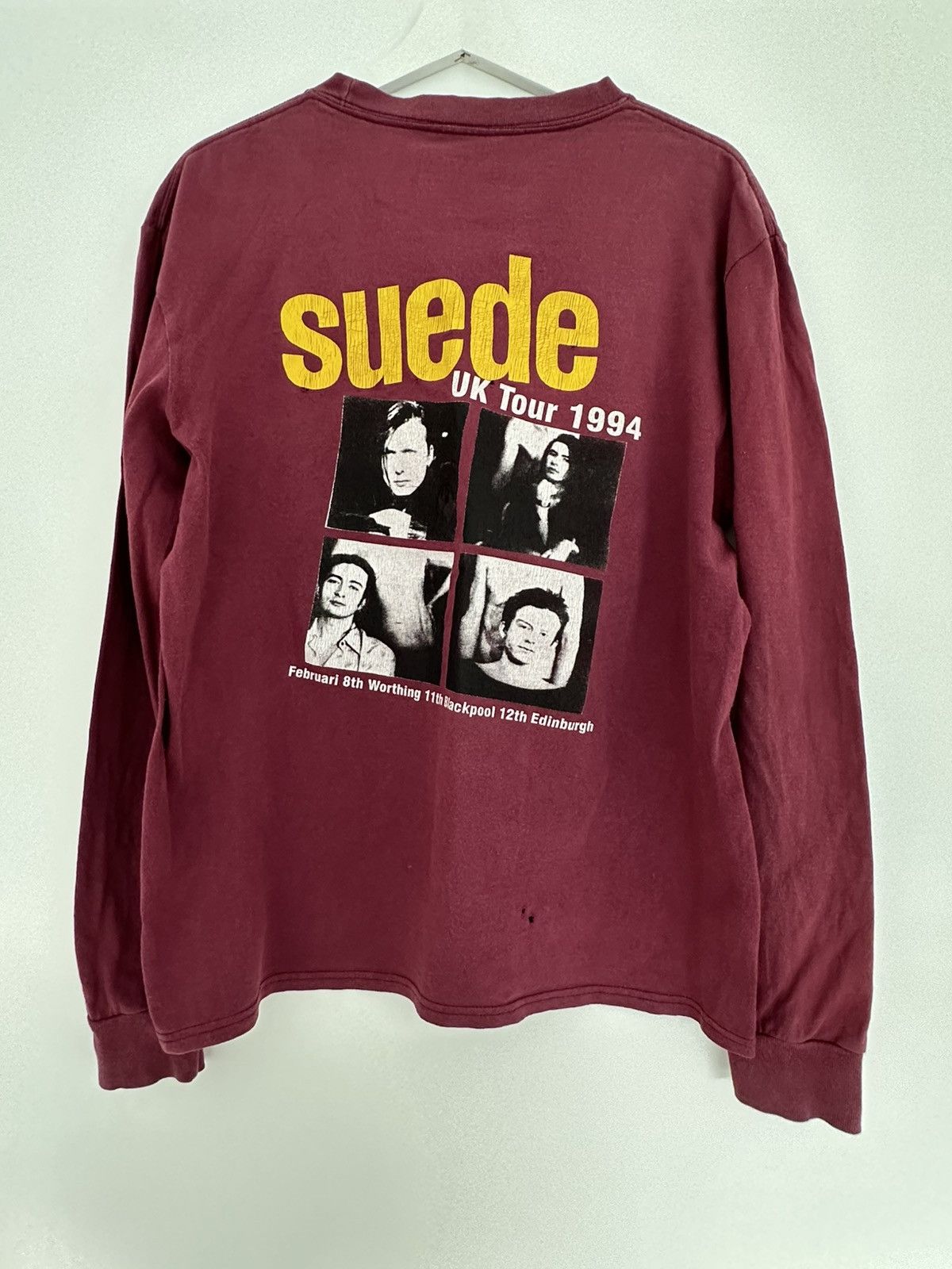 Vintage Vintage 90s suede band long sleeve shirt Size US L / EU 52-54 / 3 - 2 Thumbnail