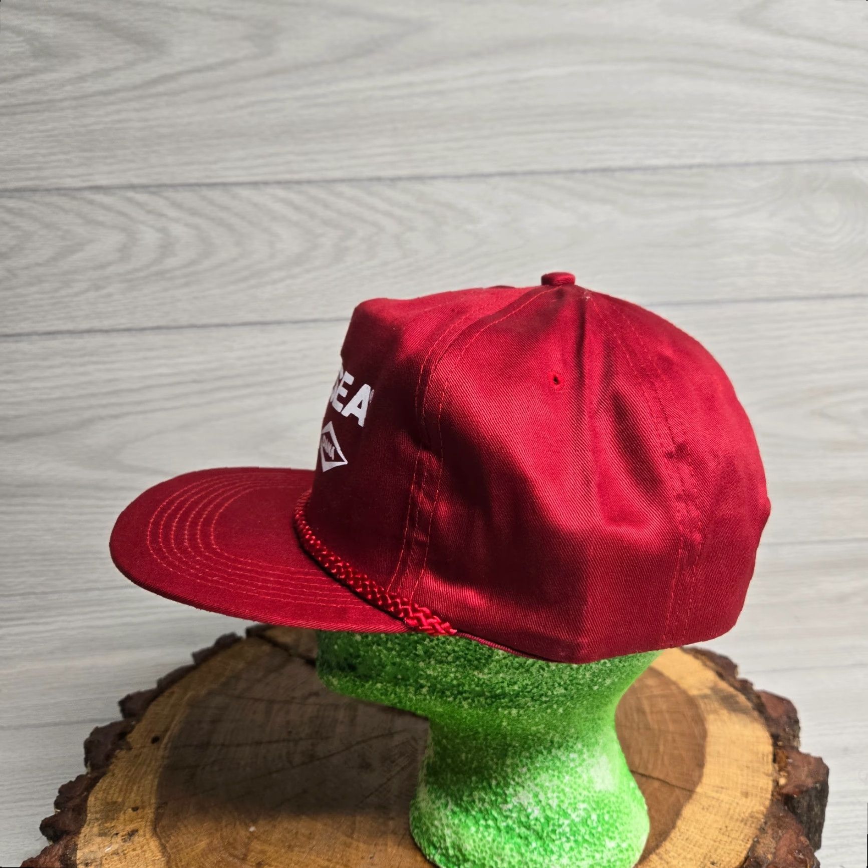 Vintage VINTAGE Dana Chelsea Cap Hat Adult One Size Red Snapback Adjustable Hat Men Red Dana Chelsea PTO's DANA Cap Hat Mens Size ONE SIZE - 4 Thumbnail