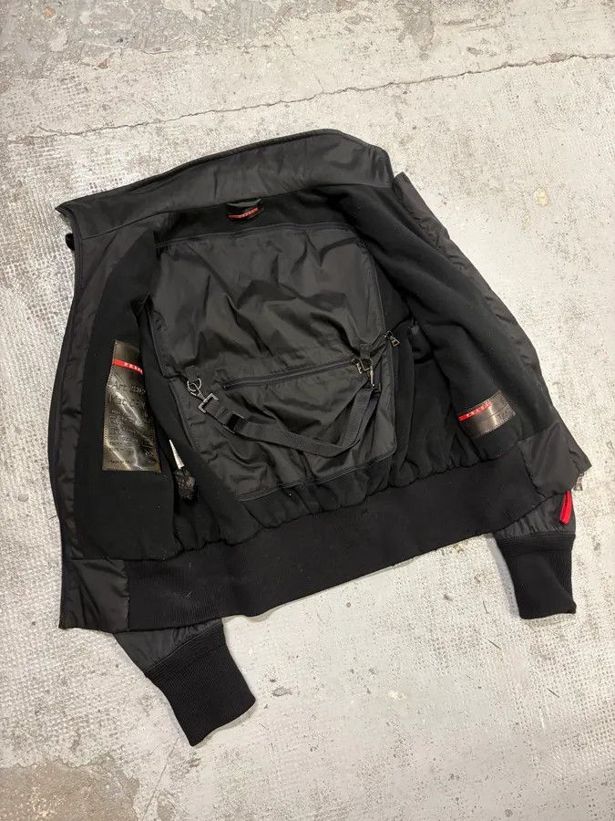 Prada 2000s Prada Black Classy Nylon Jacket Size XS / US 0-2 / IT 36-38 - 7 Thumbnail